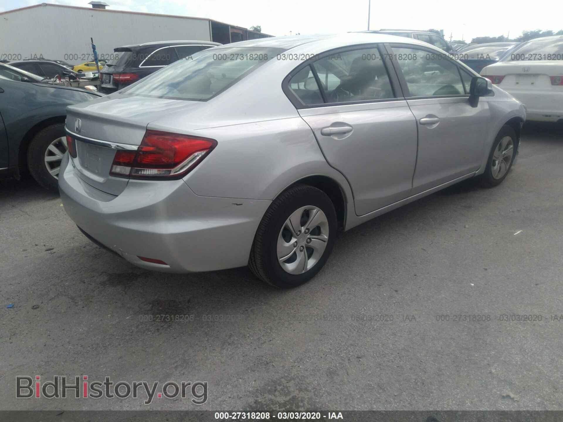 2013 HONDA CIVIC - VIN: 19XFB2F56DE095762 - Фото 4