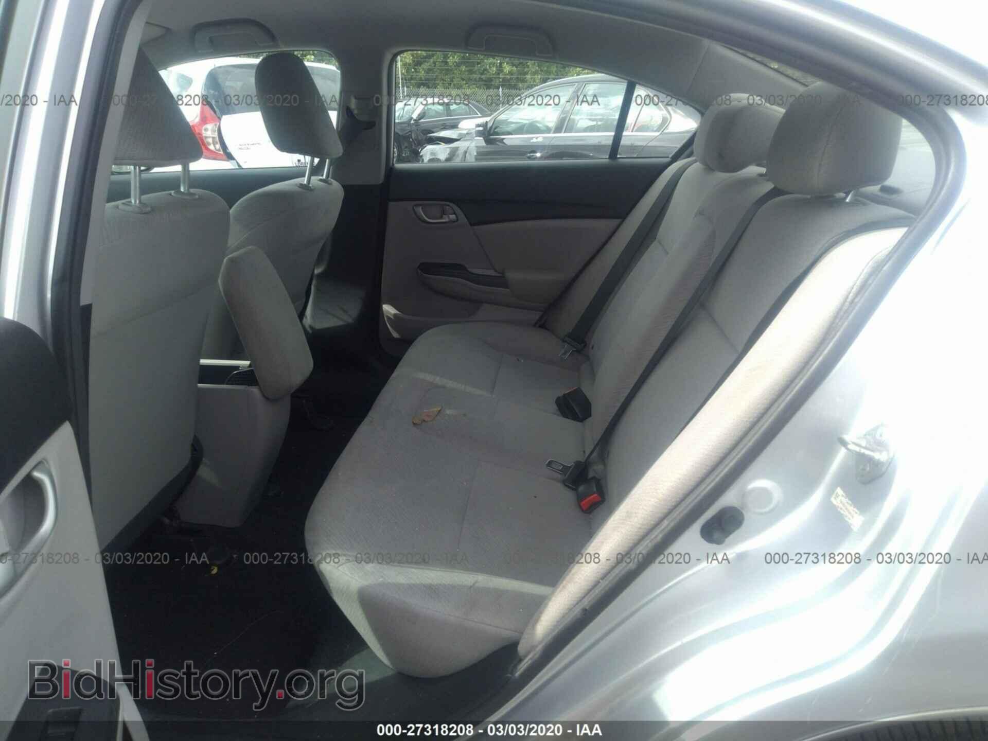 2013 HONDA CIVIC - VIN: 19XFB2F56DE095762 - Фото 8