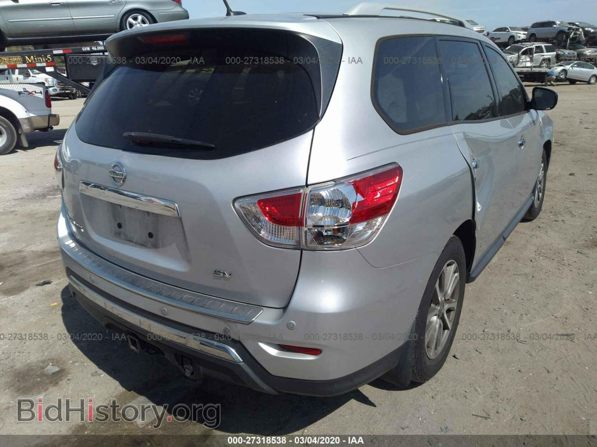 2014 NISSAN PATHFINDER - VIN: 5N1AR2MN9EC683457 - Фото 4