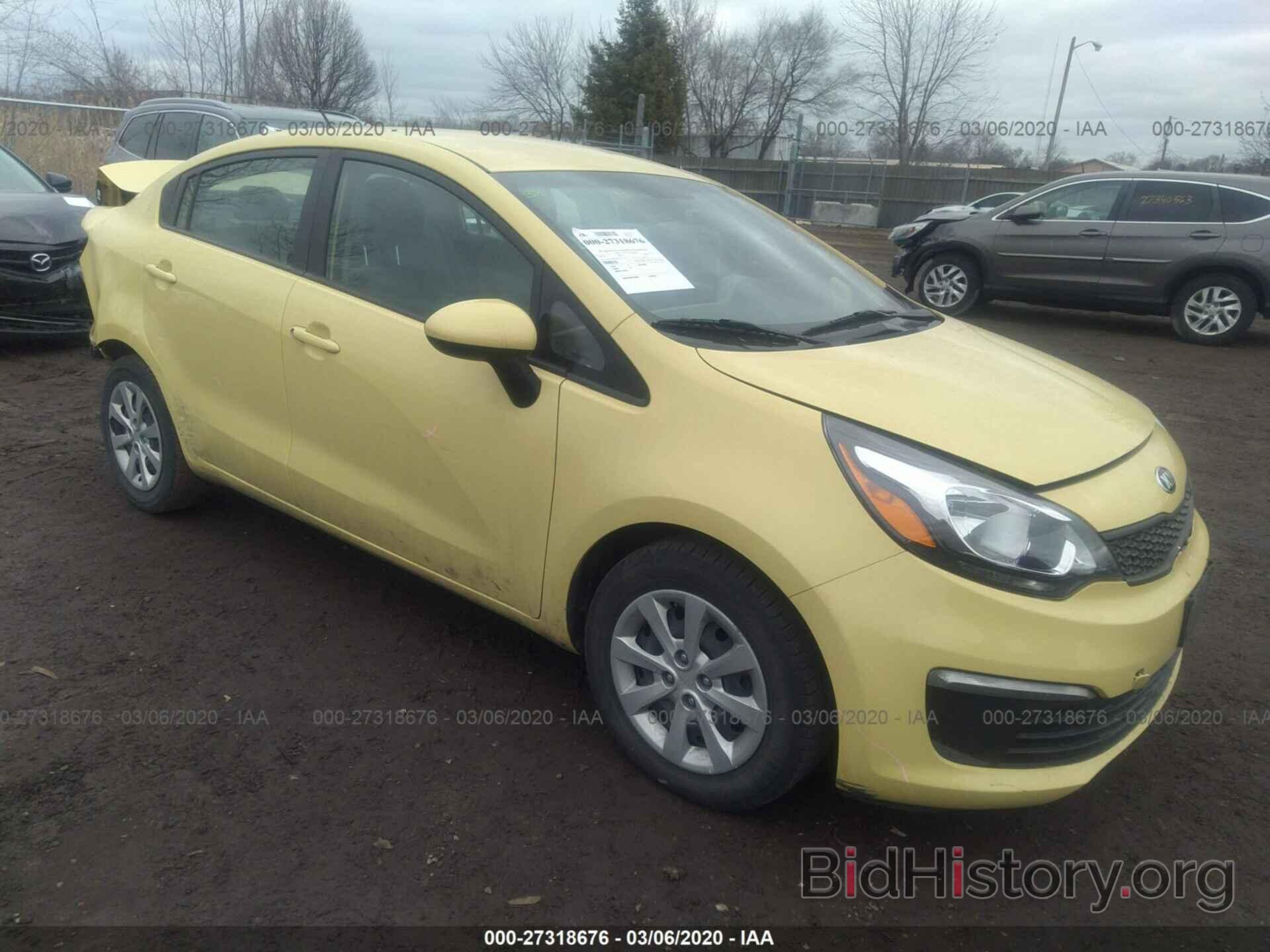 Photo KNADM4A34G6675148 - KIA RIO 2016