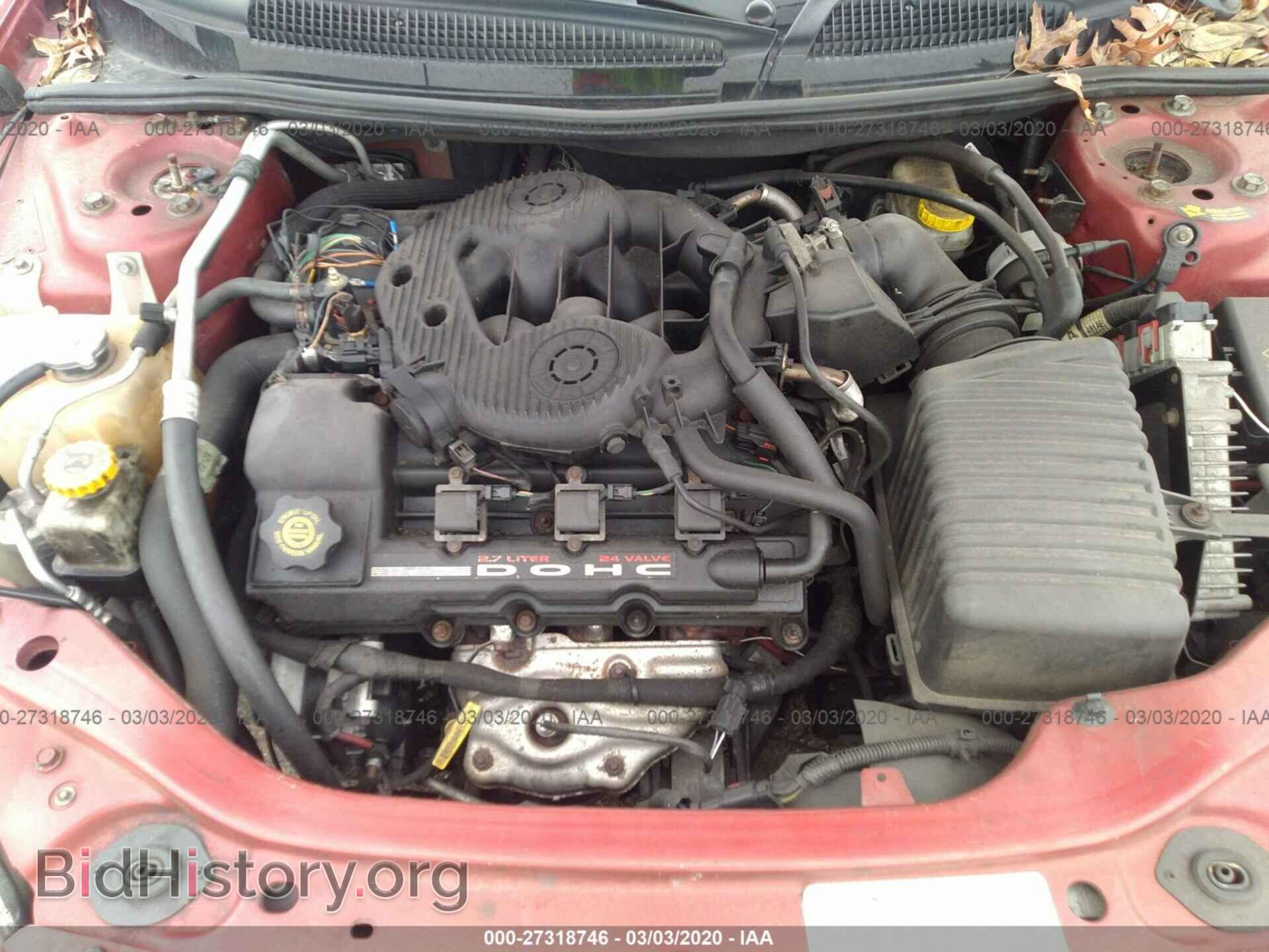 2001 CHRYSLER SEBRING - VIN: 1C3EL55U81N731953 - Фото 10