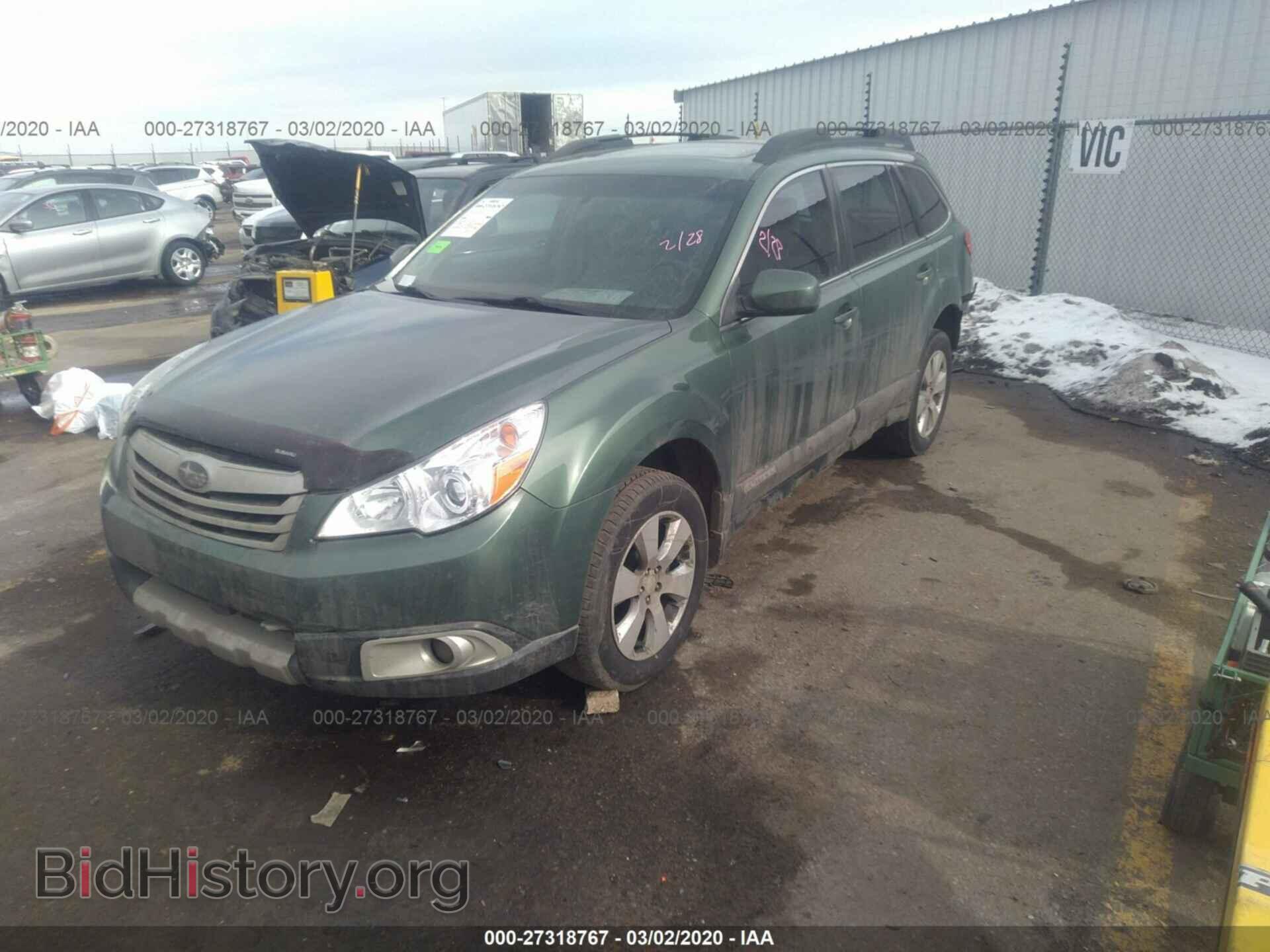 2012 SUBARU OUTBACK - VIN: 4S4BRCGCXC3227050 - Фото 2