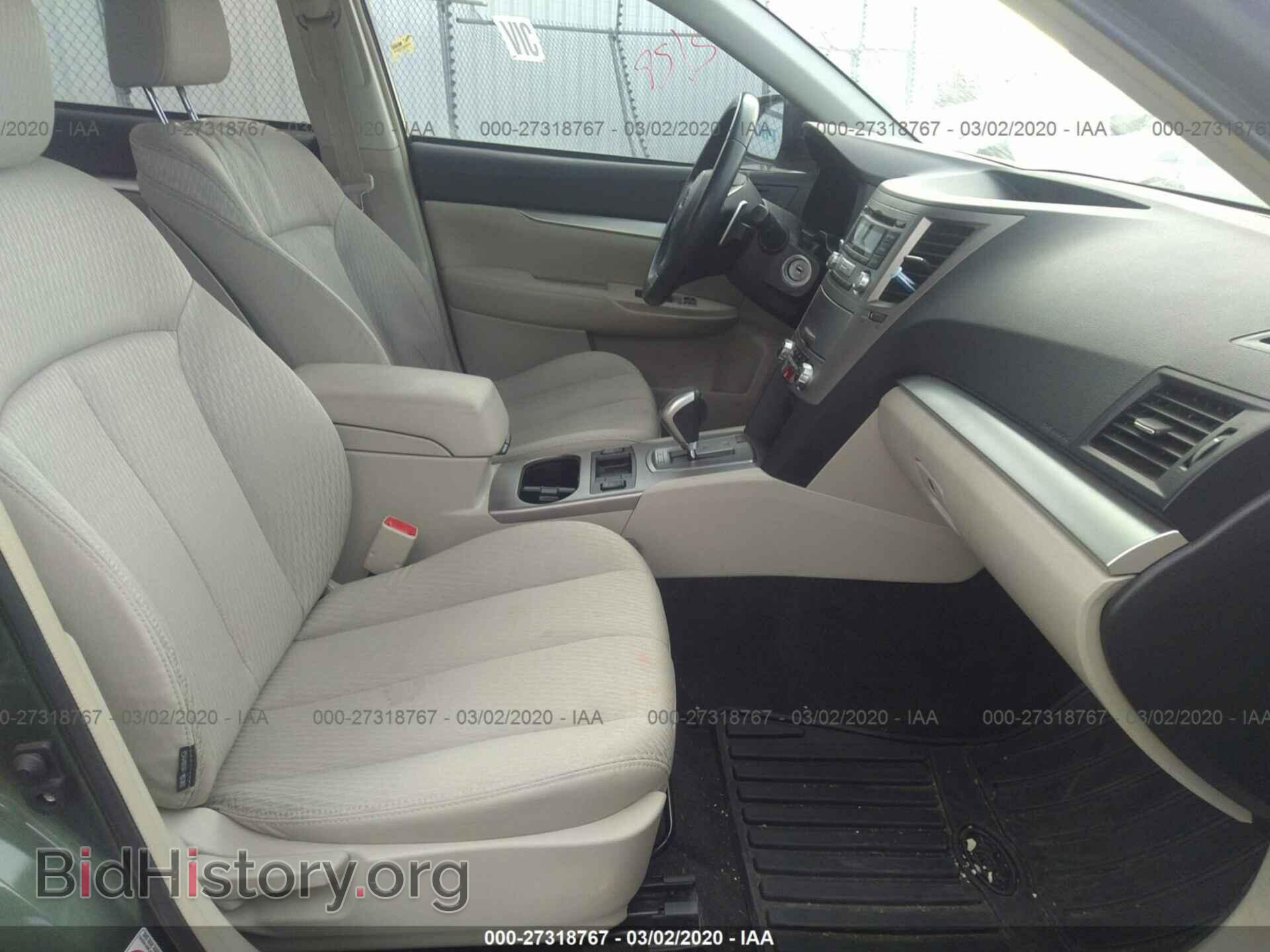 2012 SUBARU OUTBACK - VIN: 4S4BRCGCXC3227050 - Фото 5