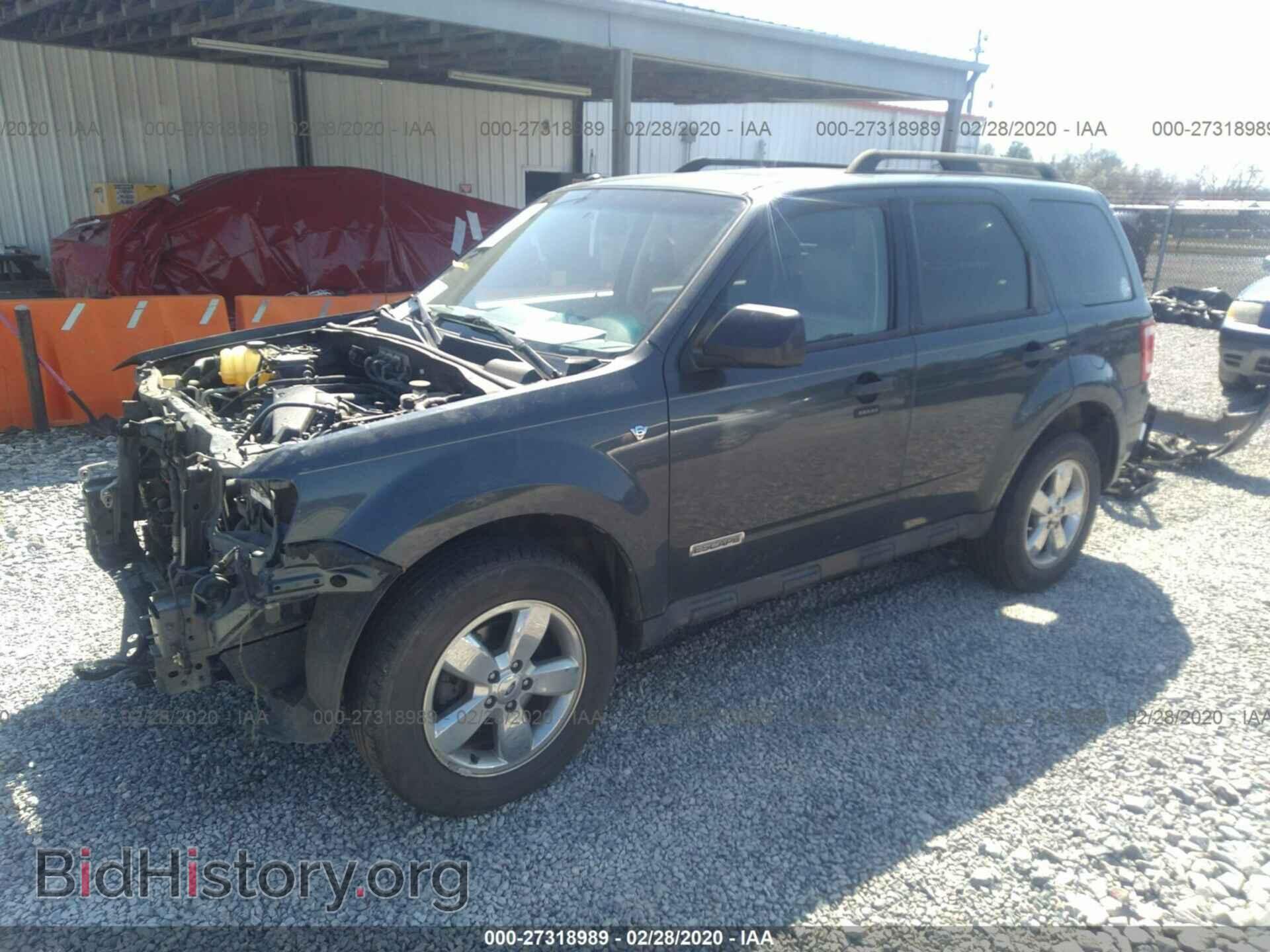 2008 FORD ESCAPE - VIN: 1FMCU03198KE60968 - Фото 2