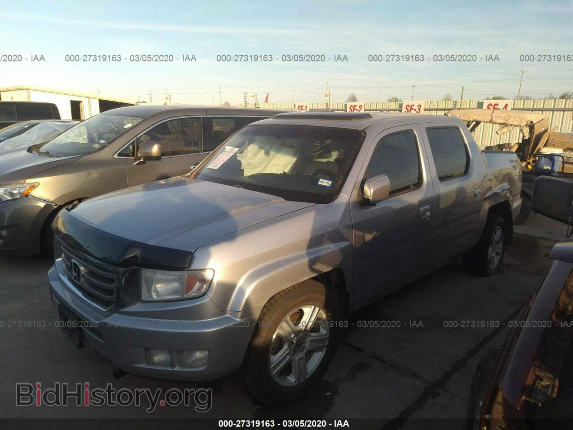 2012 HONDA RIDGELINE - VIN: 5FPYK1F51CB459475 - Фото 2