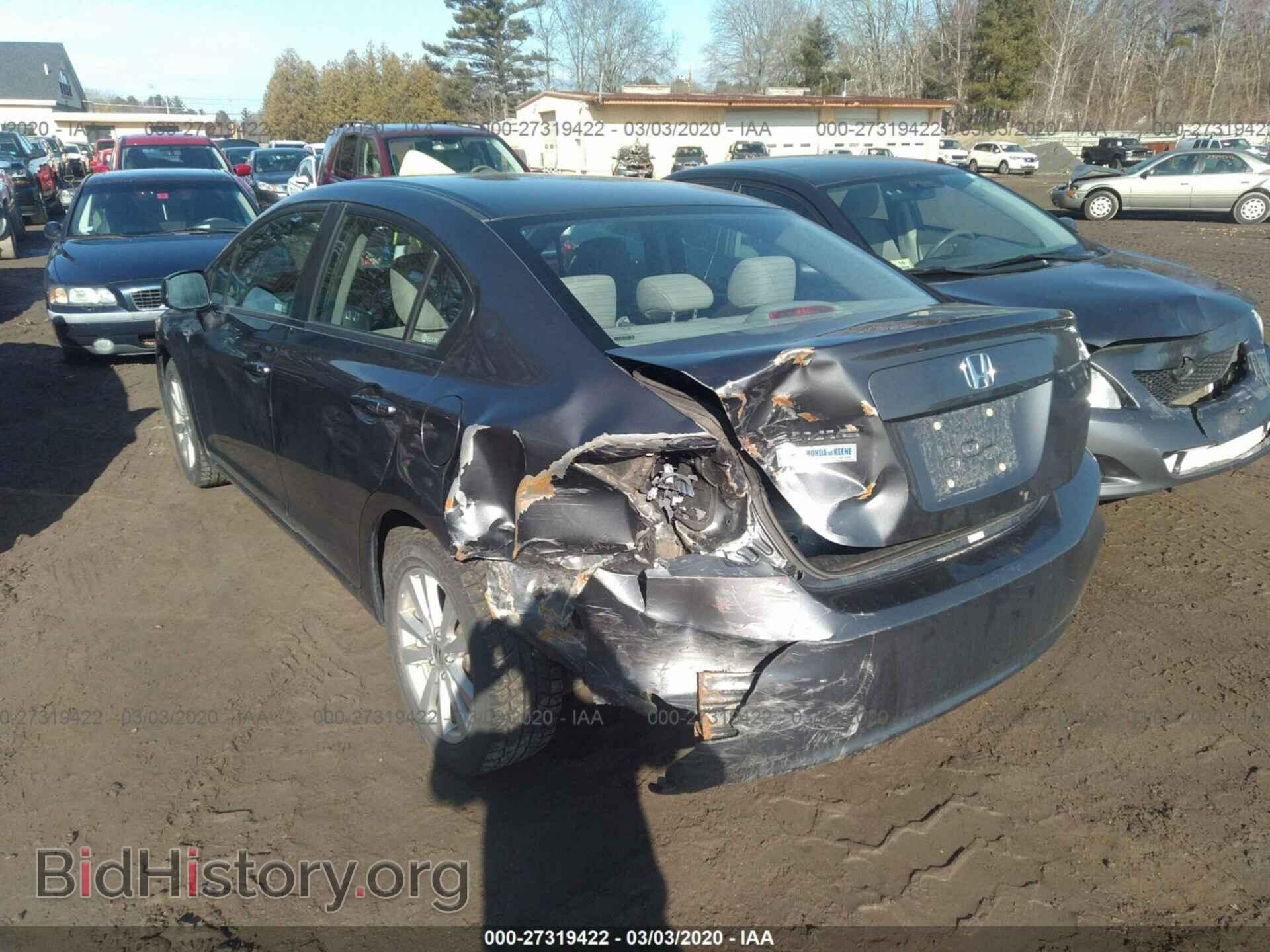2012 HONDA CIVIC - VIN: 2HGFB2F88CH556670 - Фото 3