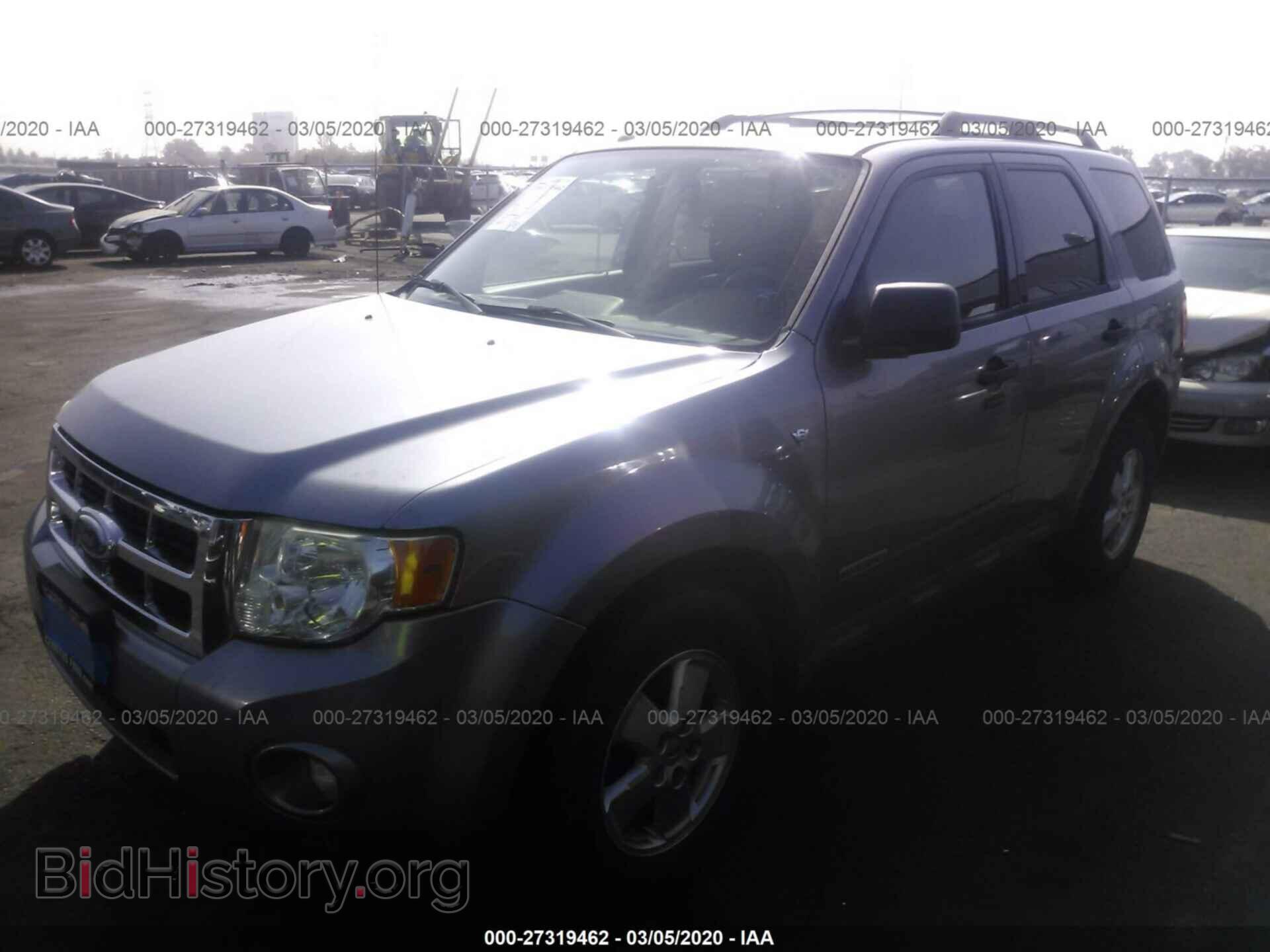 2008 FORD ESCAPE - VIN: 1FMCU03168KB46582 - Фото 2