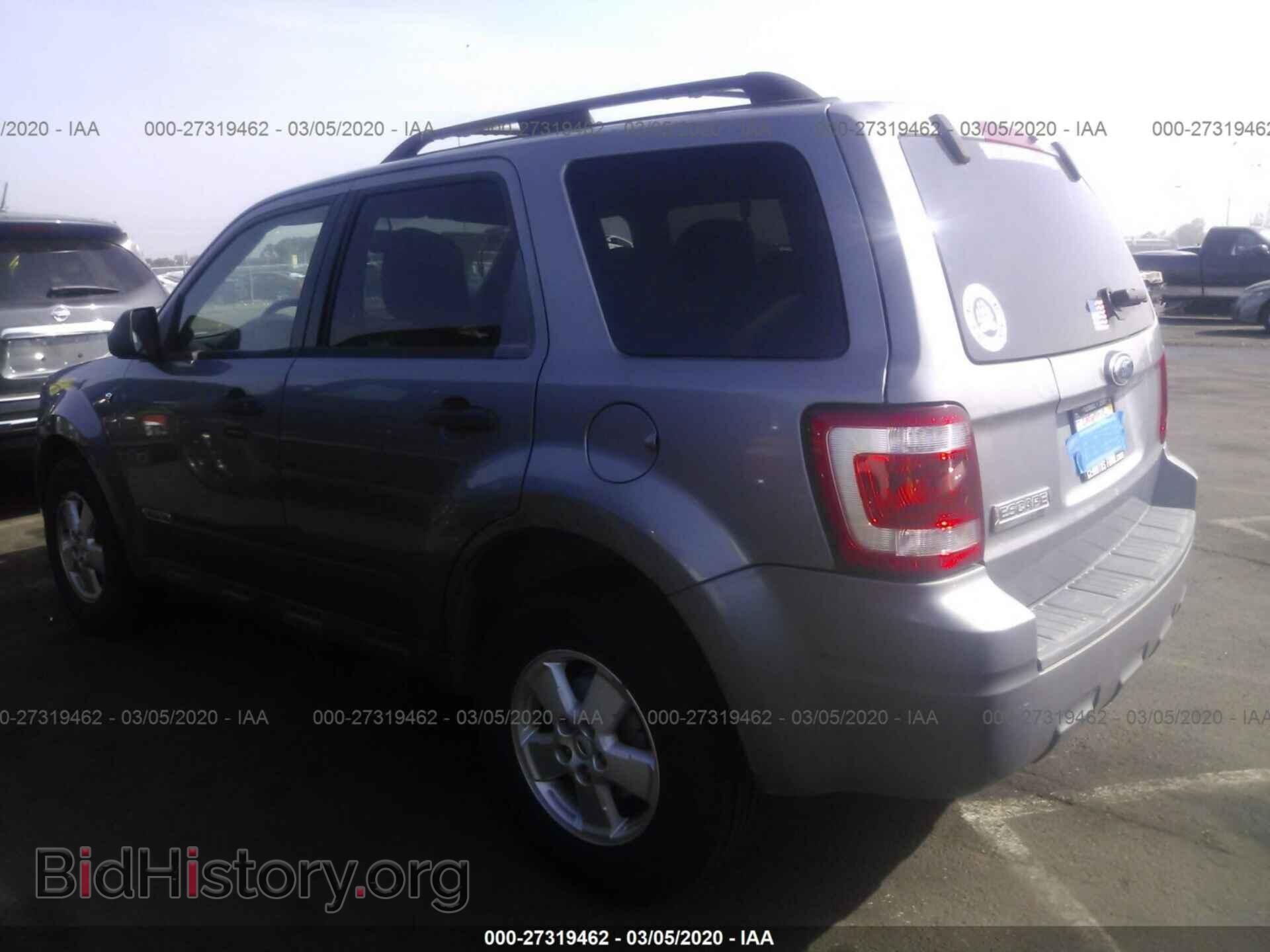 2008 FORD ESCAPE - VIN: 1FMCU03168KB46582 - Фото 3