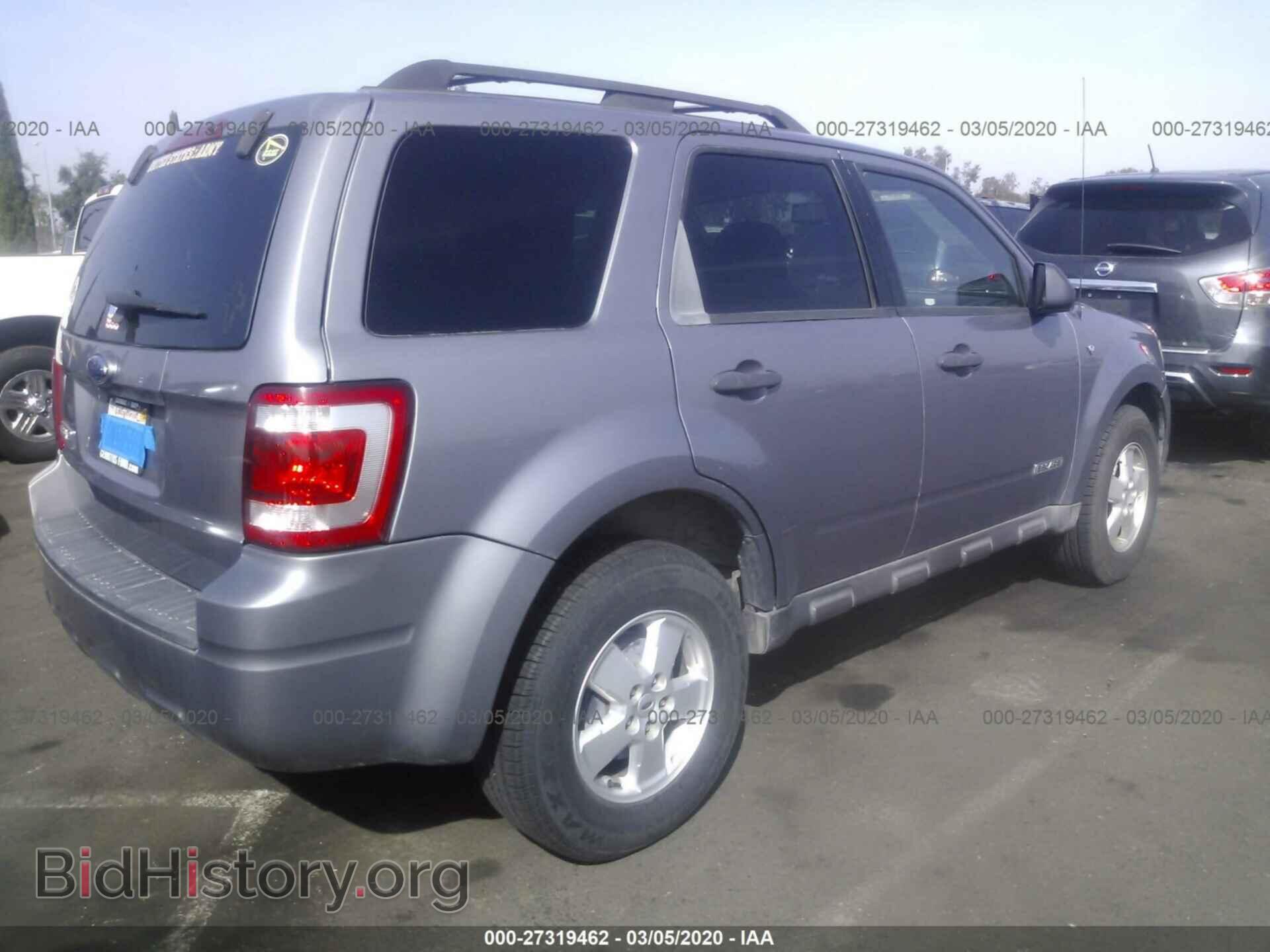 2008 FORD ESCAPE - VIN: 1FMCU03168KB46582 - Фото 4
