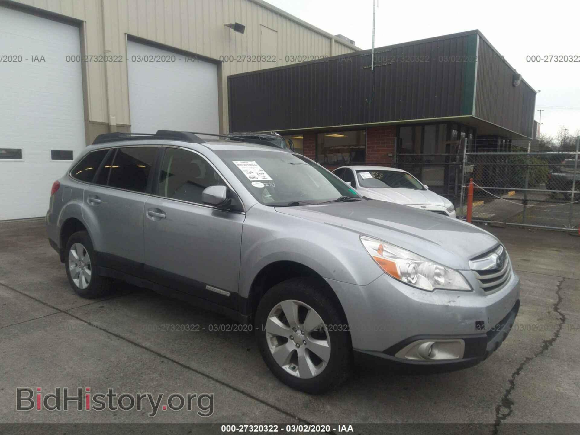 Фотография 4S4BRBHCXC3253365 - SUBARU OUTBACK 2012