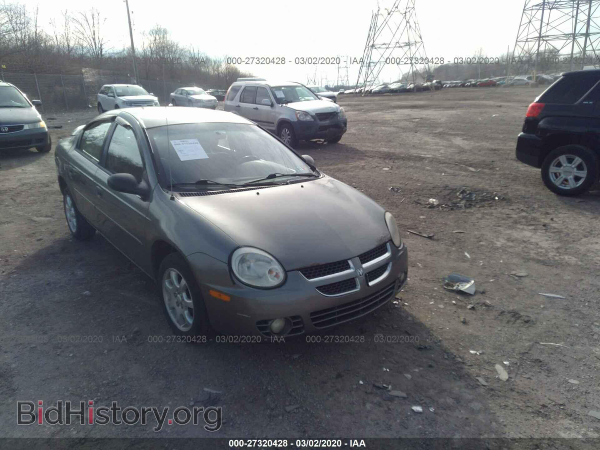 Фотография 1B3ES56C85D236542 - DODGE NEON 2005