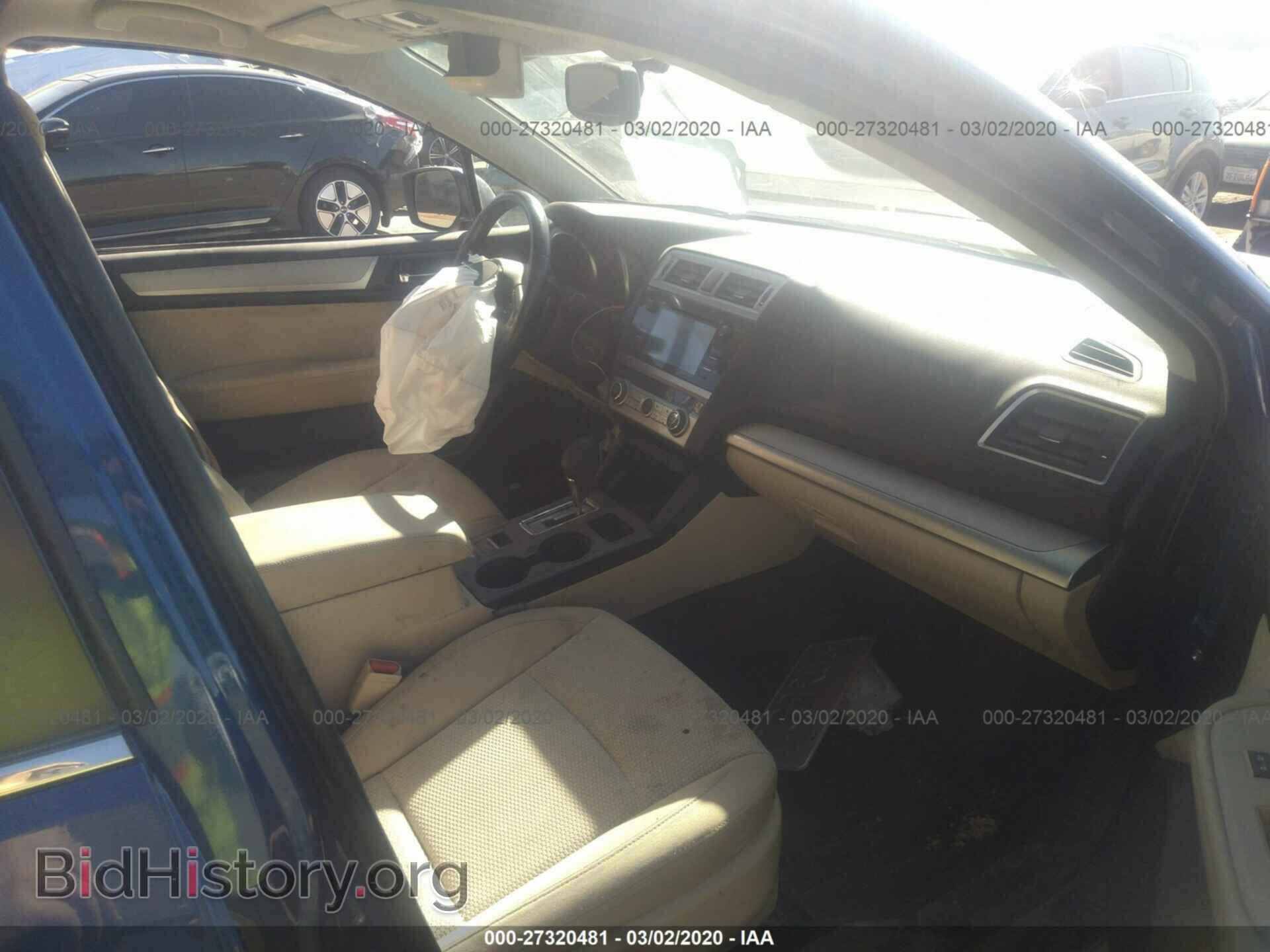 2016 SUBARU OUTBACK - VIN: 4S4BSAHC9G3246699 - Фото 5