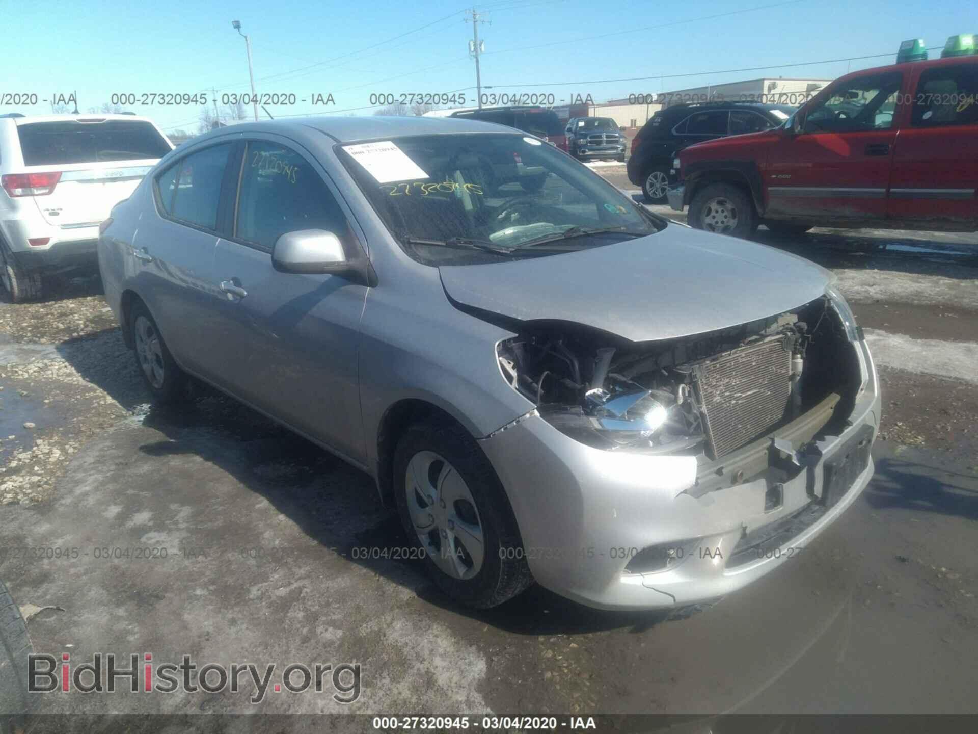 Фотография 3N1CN7AP1CL903481 - NISSAN VERSA 2012