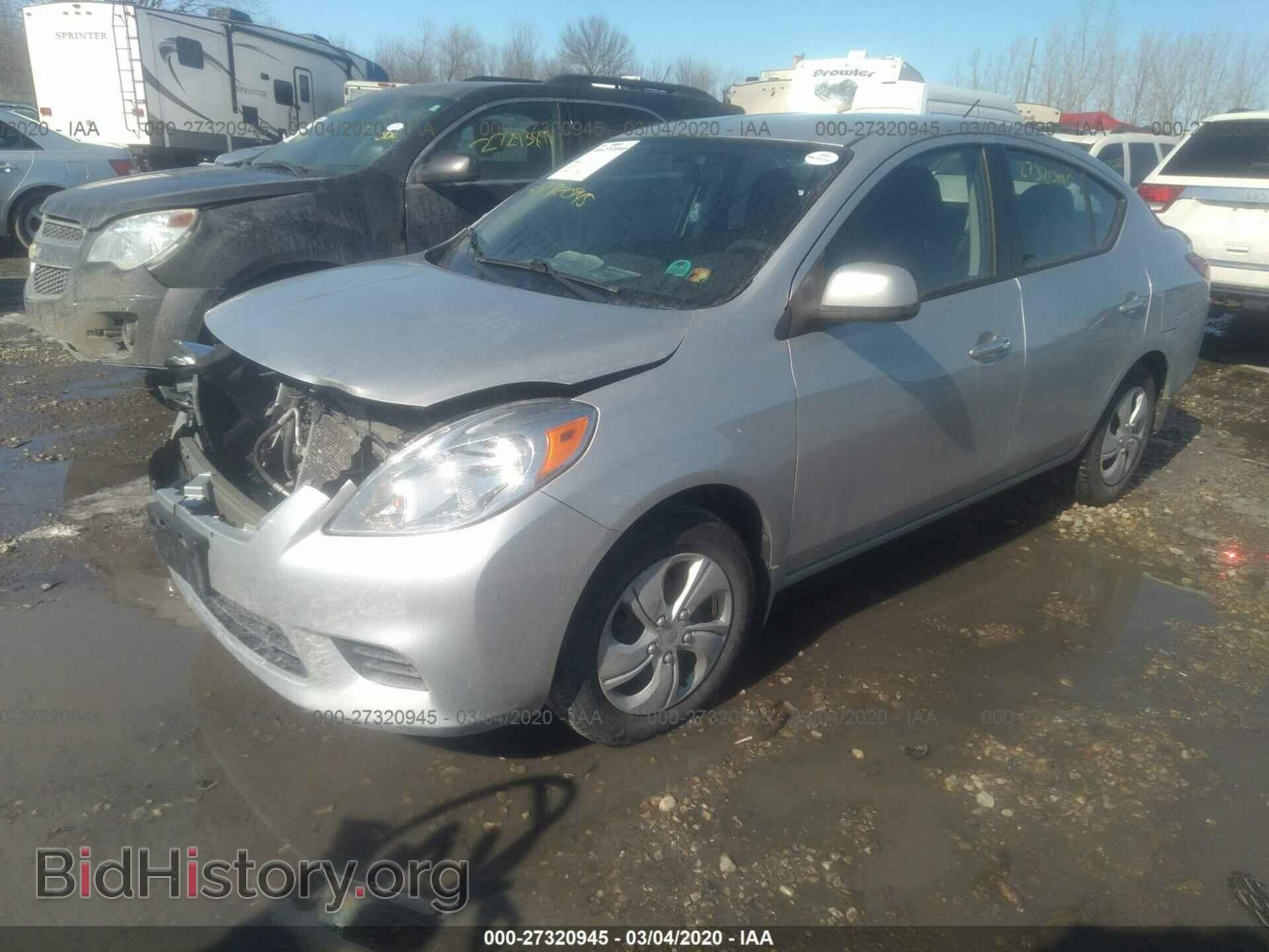 2012 NISSAN VERSA - VIN: 3N1CN7AP1CL903481 - Фото 2