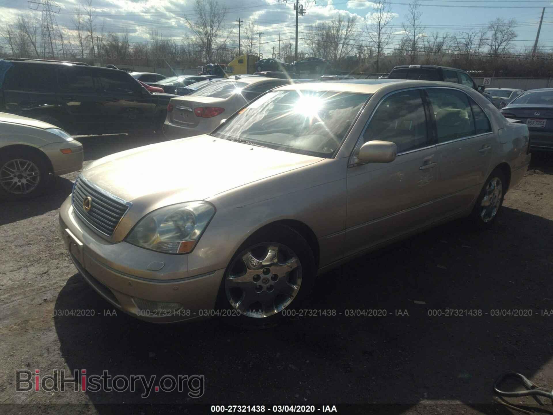2001 LEXUS LS - VIN: JTHBN30F610041670 - Фото 2