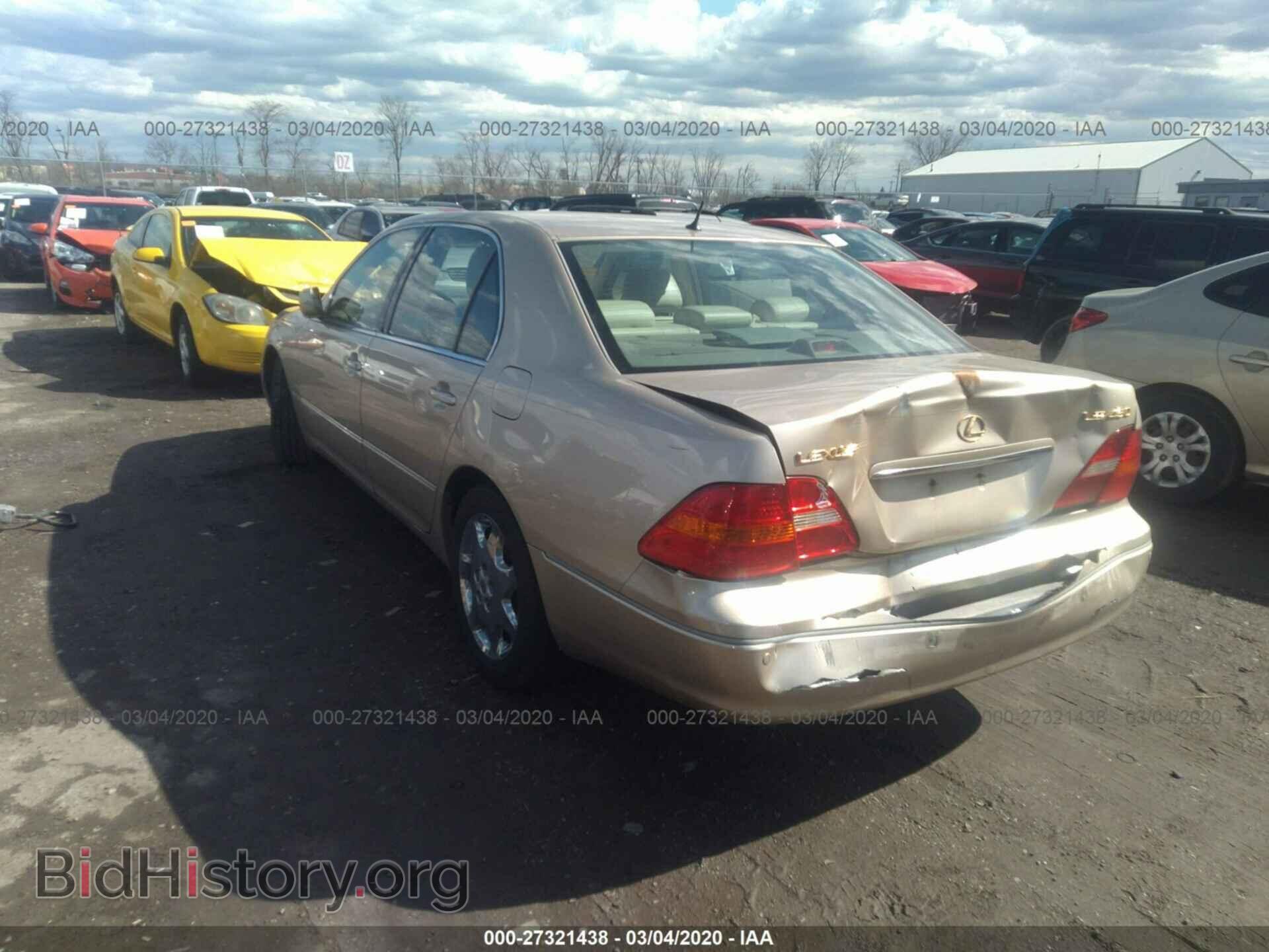 2001 LEXUS LS - VIN: JTHBN30F610041670 - Фото 3