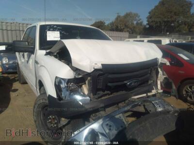 2012 Ford F150 Supercrew, белый — VIN 1FTEW1CM2CFD02223, IAAI