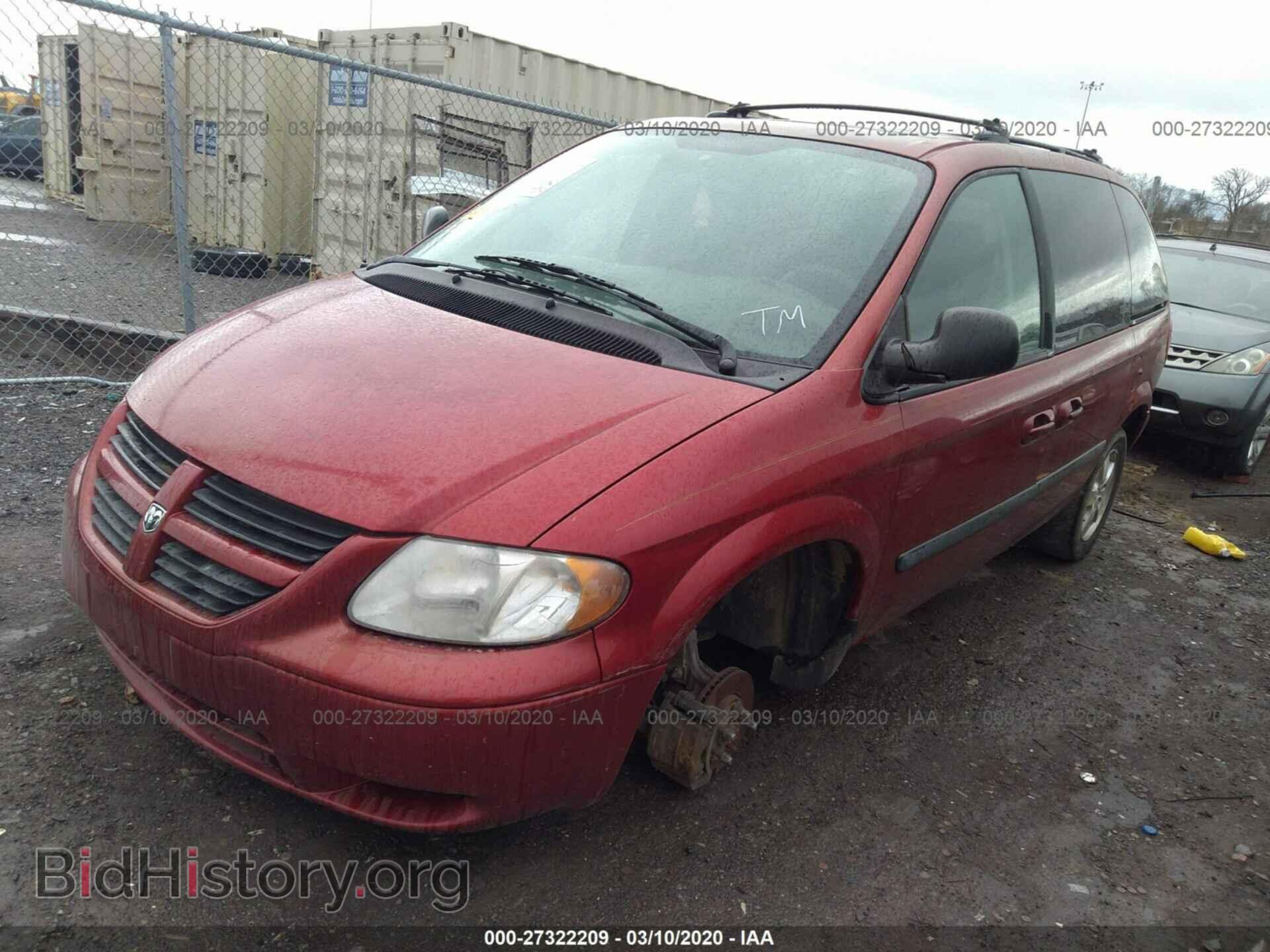 2006 DODGE CARAVAN - VIN: 1D8GP45R26B527285 - Фото 2