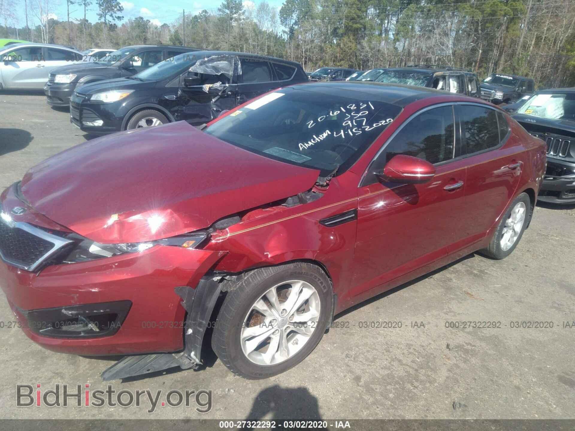 2013 KIA OPTIMA - VIN: 5XXGN4A72DG255143 - Фото 2