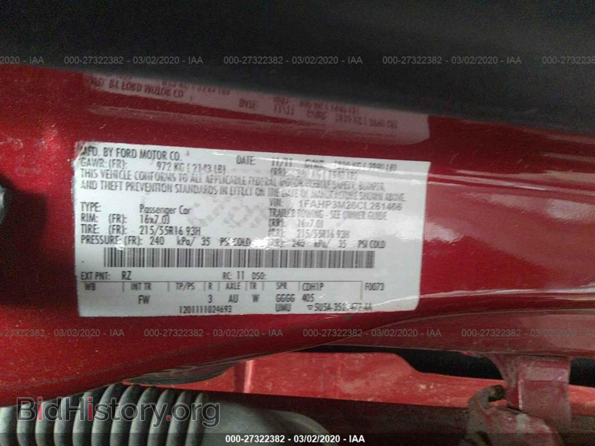 2012 FORD FOCUS - VIN: 1FAHP3M26CL281466 - Photo 9