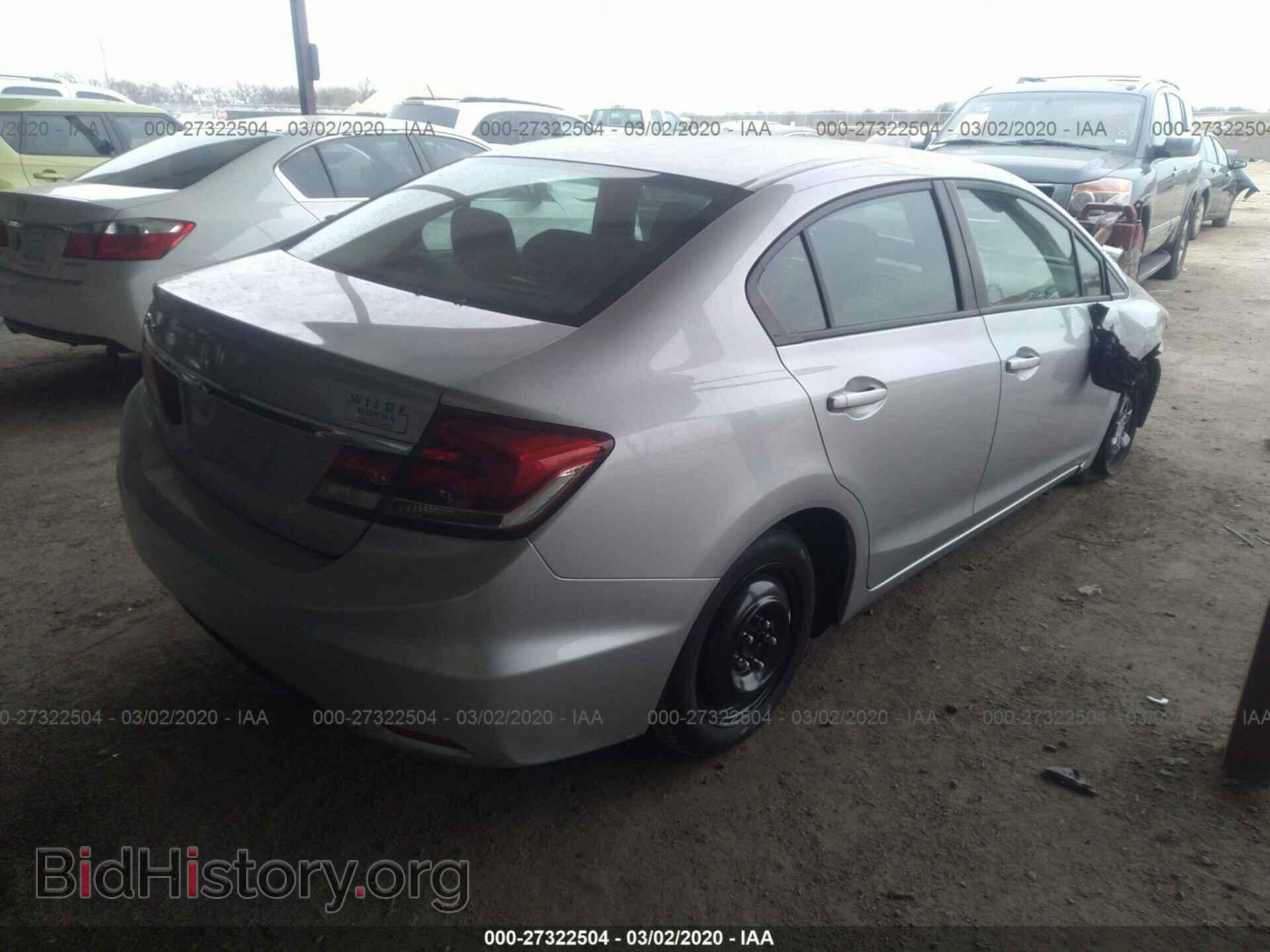 2014 HONDA CIVIC - VIN: 19XFB2E51EE035634 - Фото 4