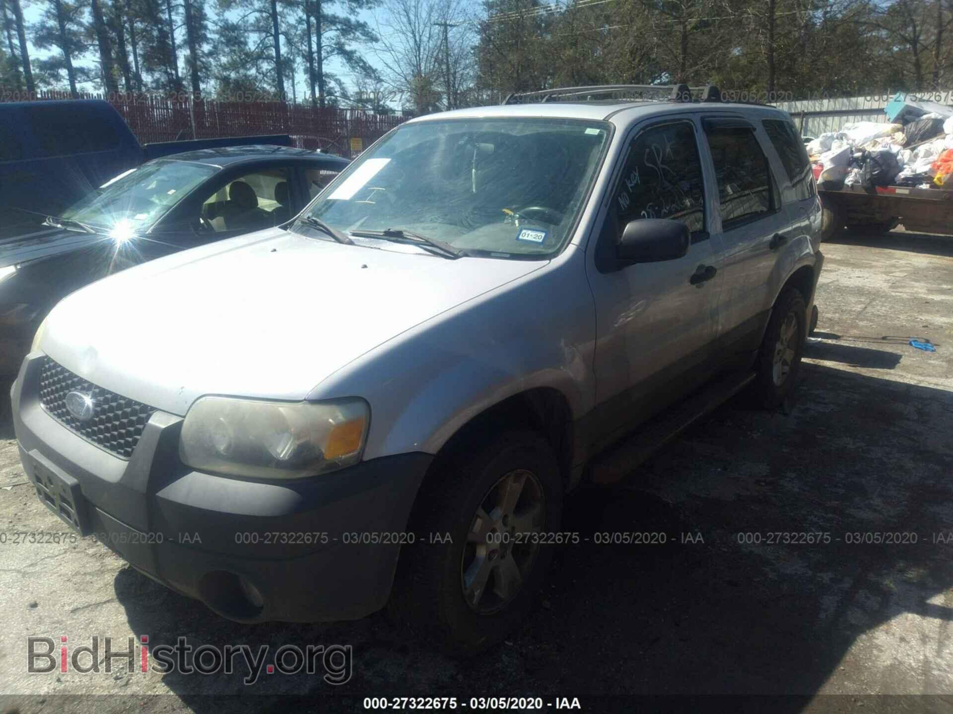 2005 FORD ESCAPE - VIN: 1FMYU03165KB84847 - Фото 2