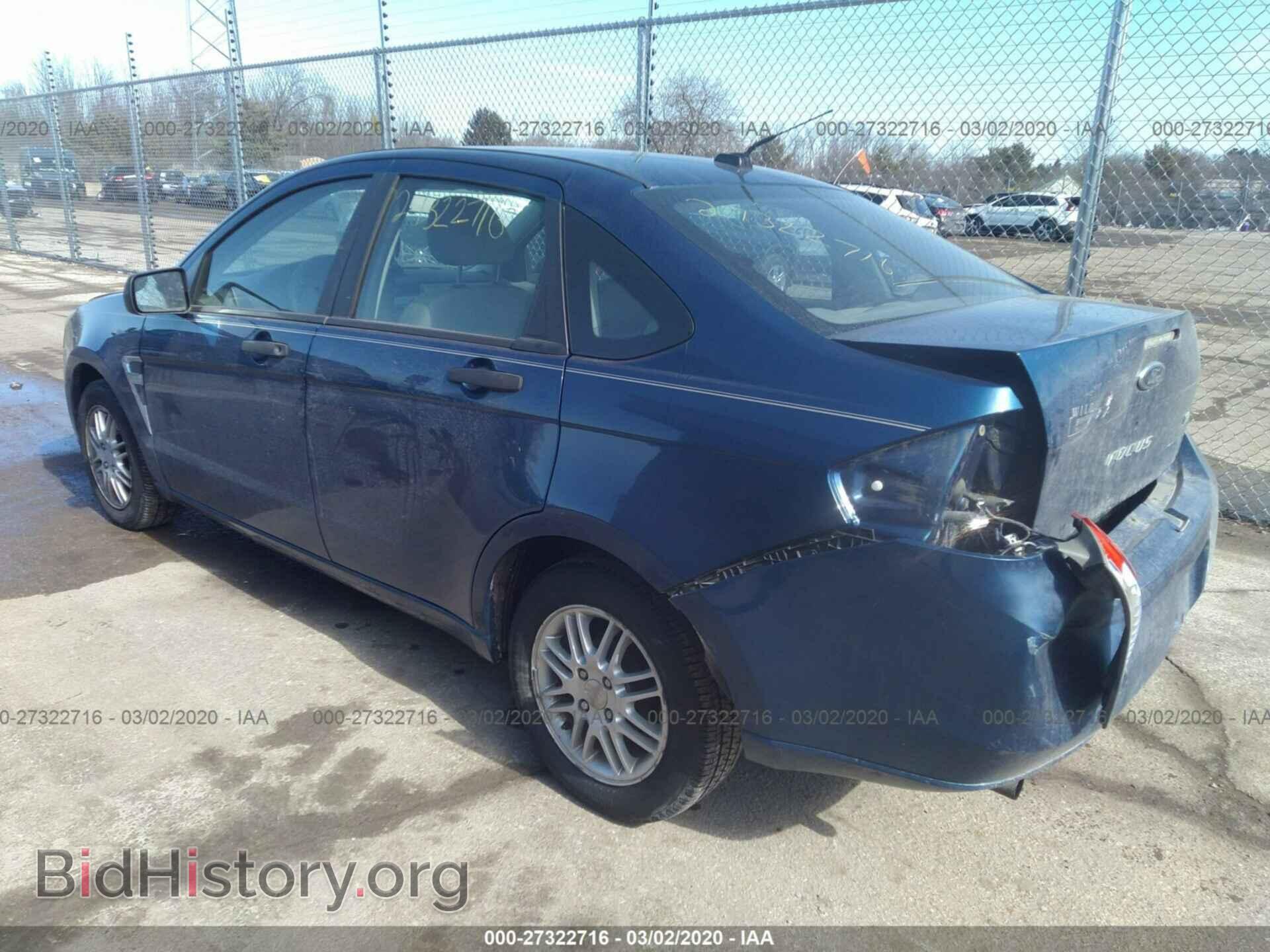 2008 FORD FOCUS - VIN: 1FAHP35N98W122861 - Фото 3