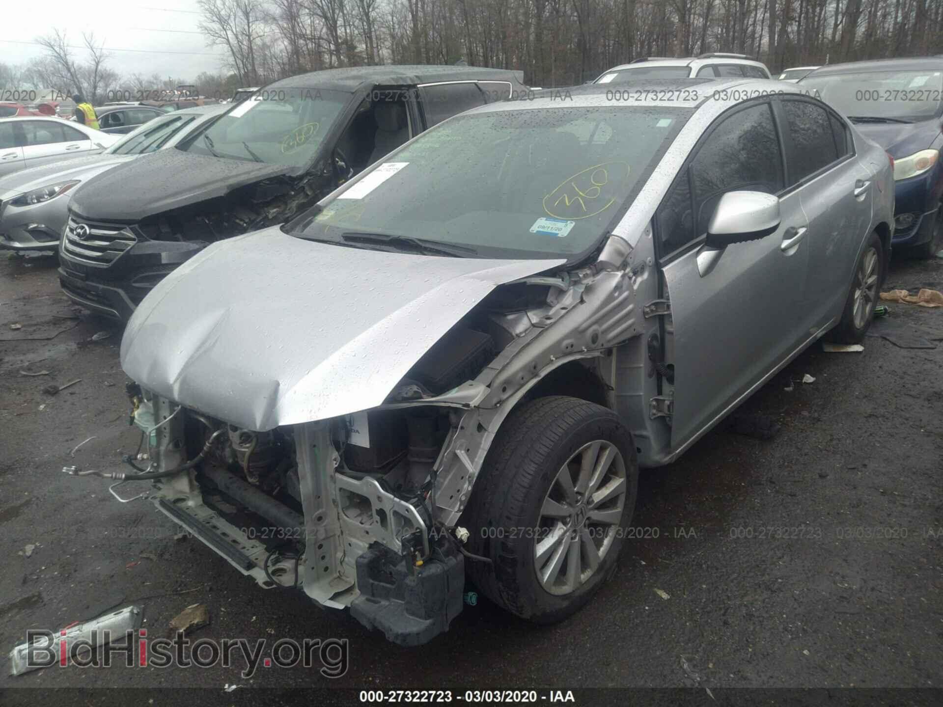 2012 HONDA CIVIC - VIN: 19XFB2F93CE358954 - Фото 2