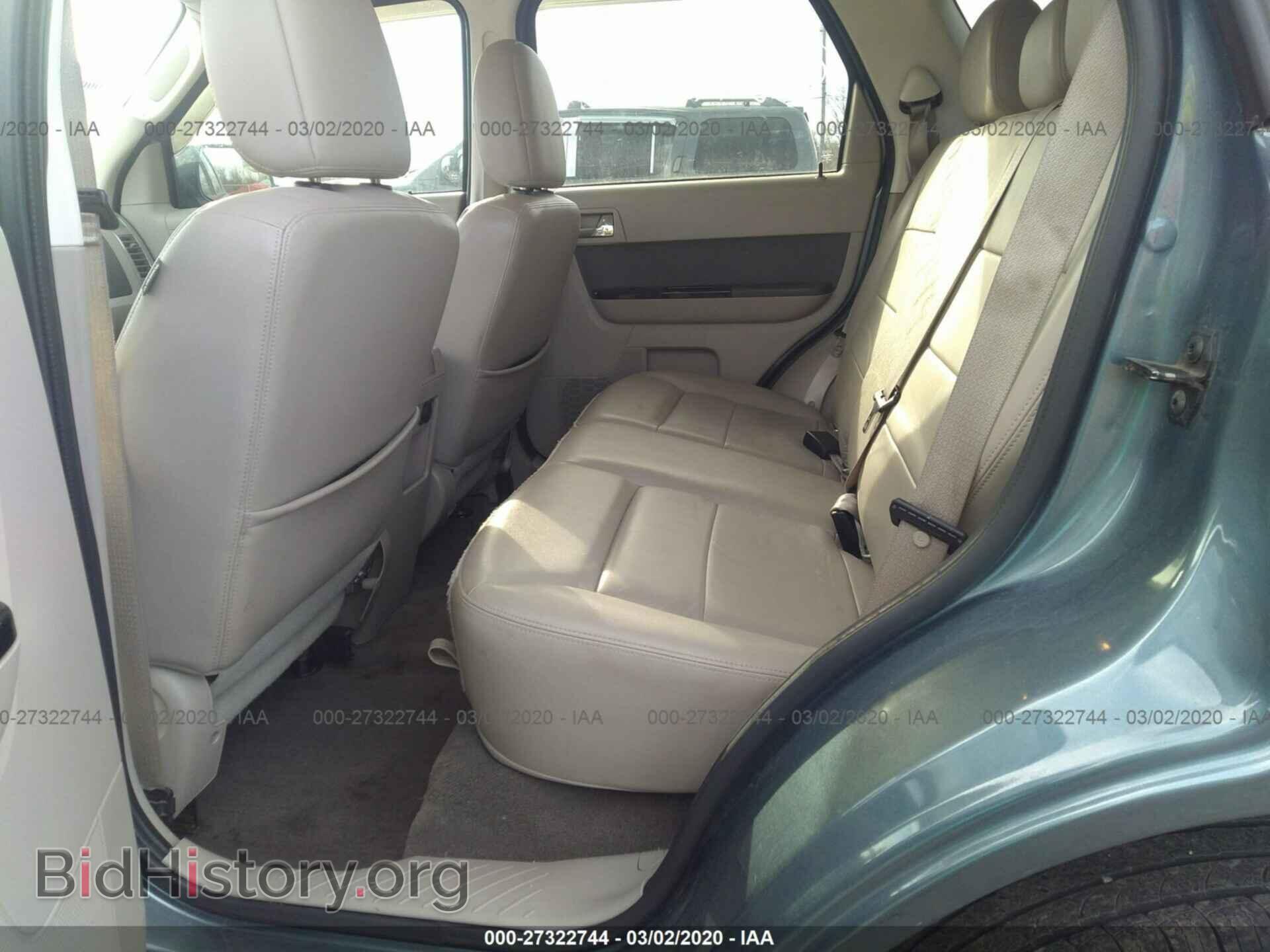 2011 FORD ESCAPE - VIN: 1FMCU4K39BKB44052 - Фото 8