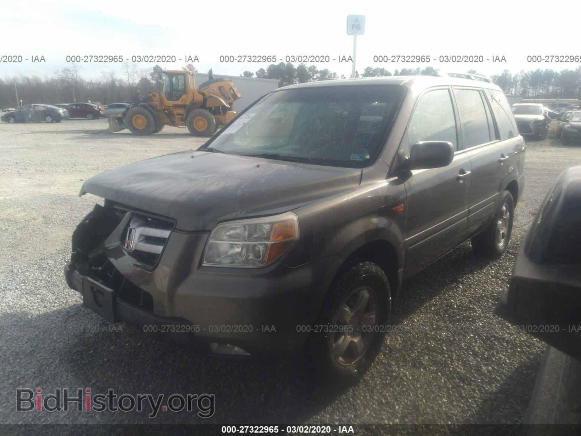 2006 HONDA PILOT - VIN: 2HKYF18406H512108 - Фото 2