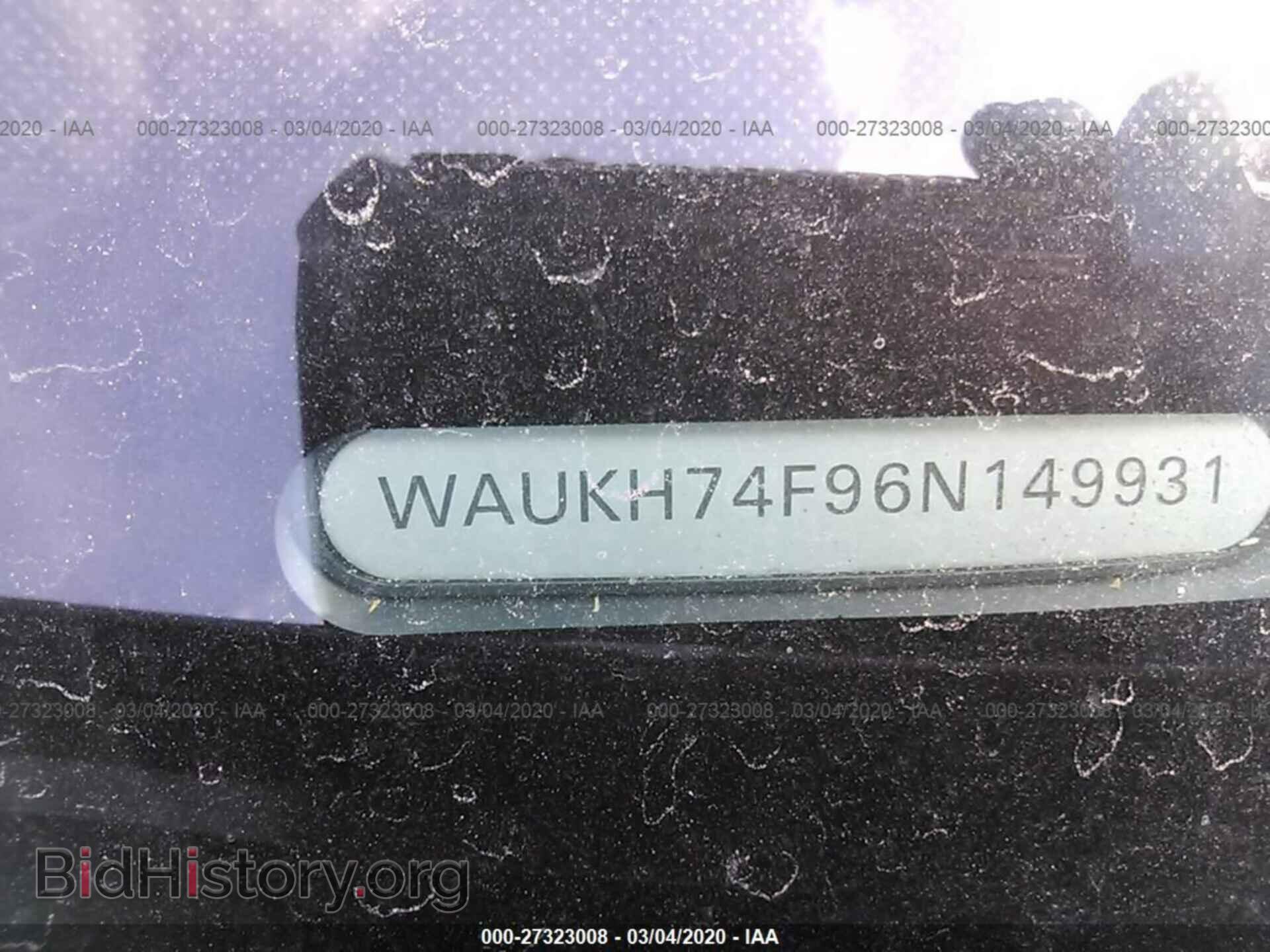 2006 AUDI A6 - VIN: WAUKH74F96N149931 - Фото 9