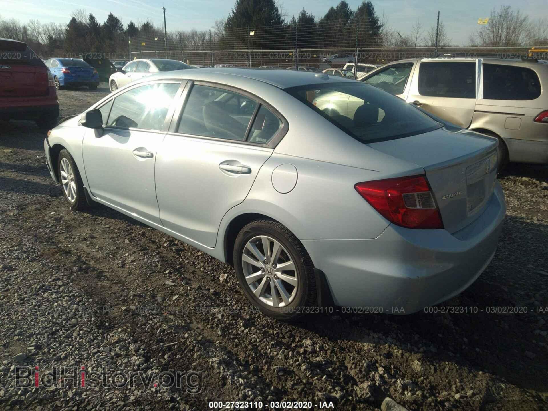 2012 HONDA CIVIC - VIN: 19XFB2F90CE334885 - Фото 3