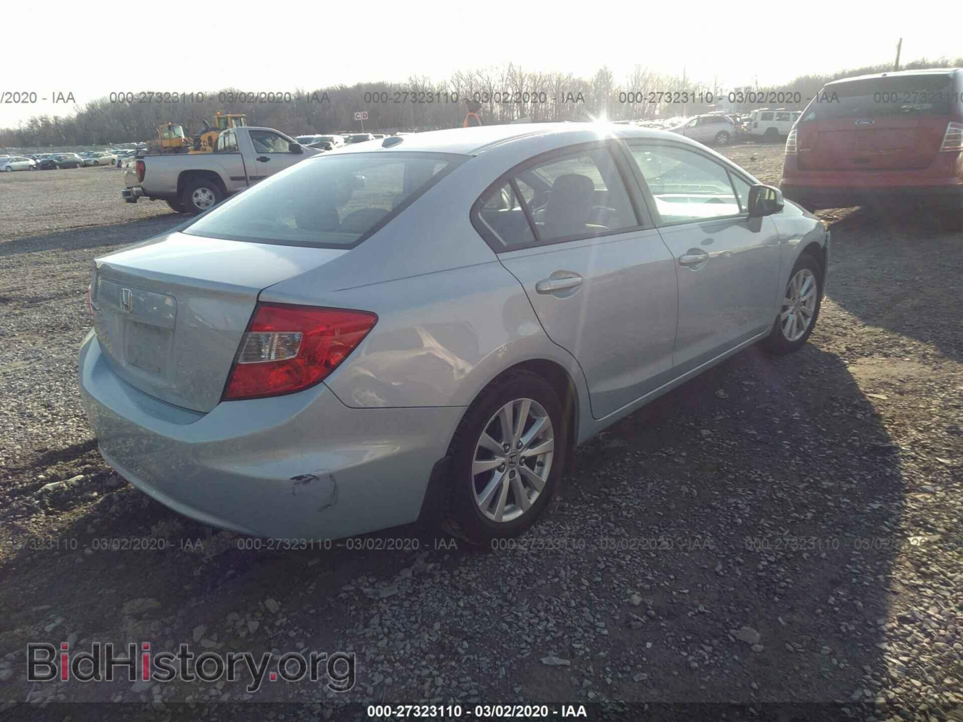 2012 HONDA CIVIC - VIN: 19XFB2F90CE334885 - Фото 4