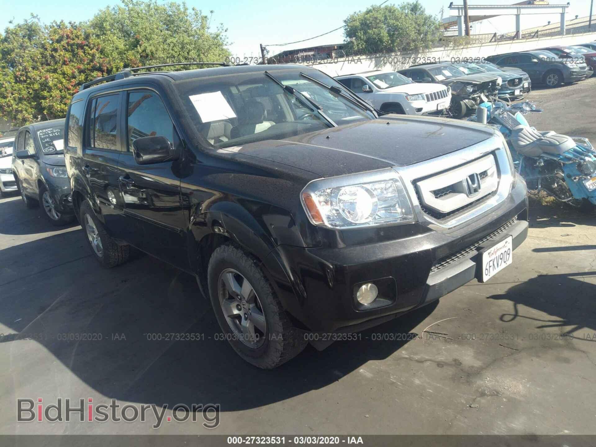 Photo 5FNYF38519B016595 - HONDA PILOT 2009