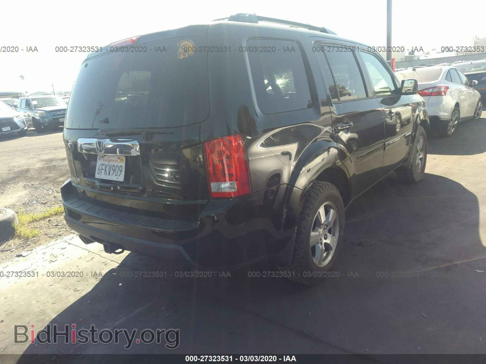 2009 HONDA PILOT - VIN: 5FNYF38519B016595 - Фото 4