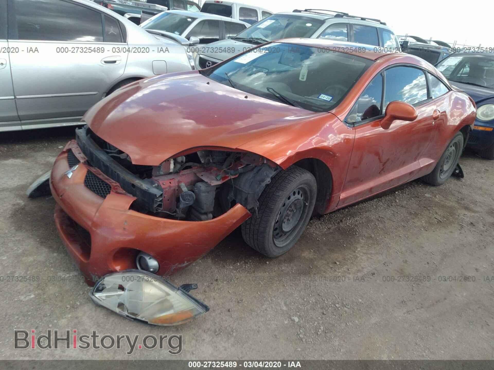2007 MITSUBISHI ECLIPSE - VIN: 4A3AK24F27E030068 - Photo 2