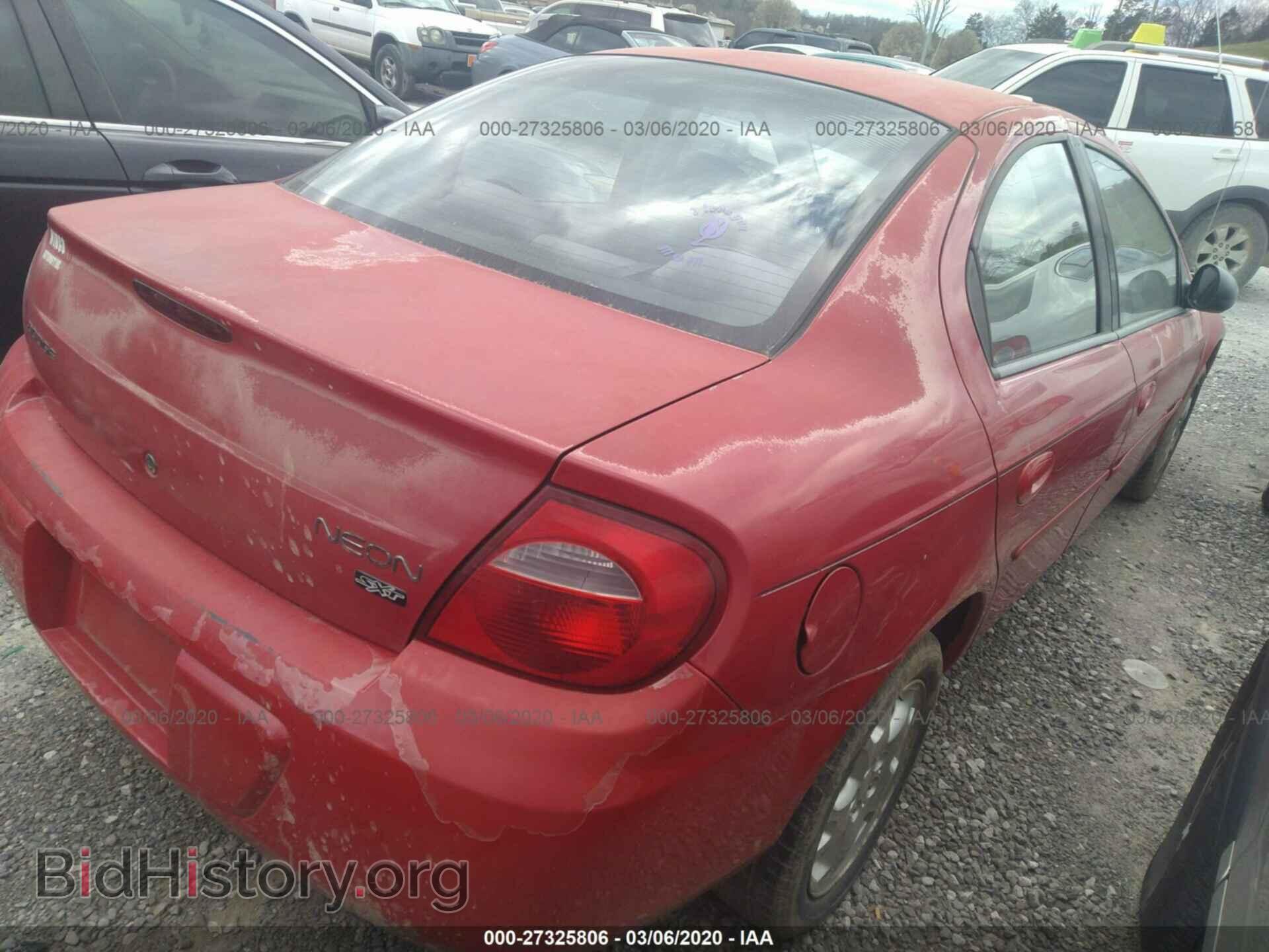 2003 DODGE NEON - VIN: 1B3ES56C23D188226 - Фото 4