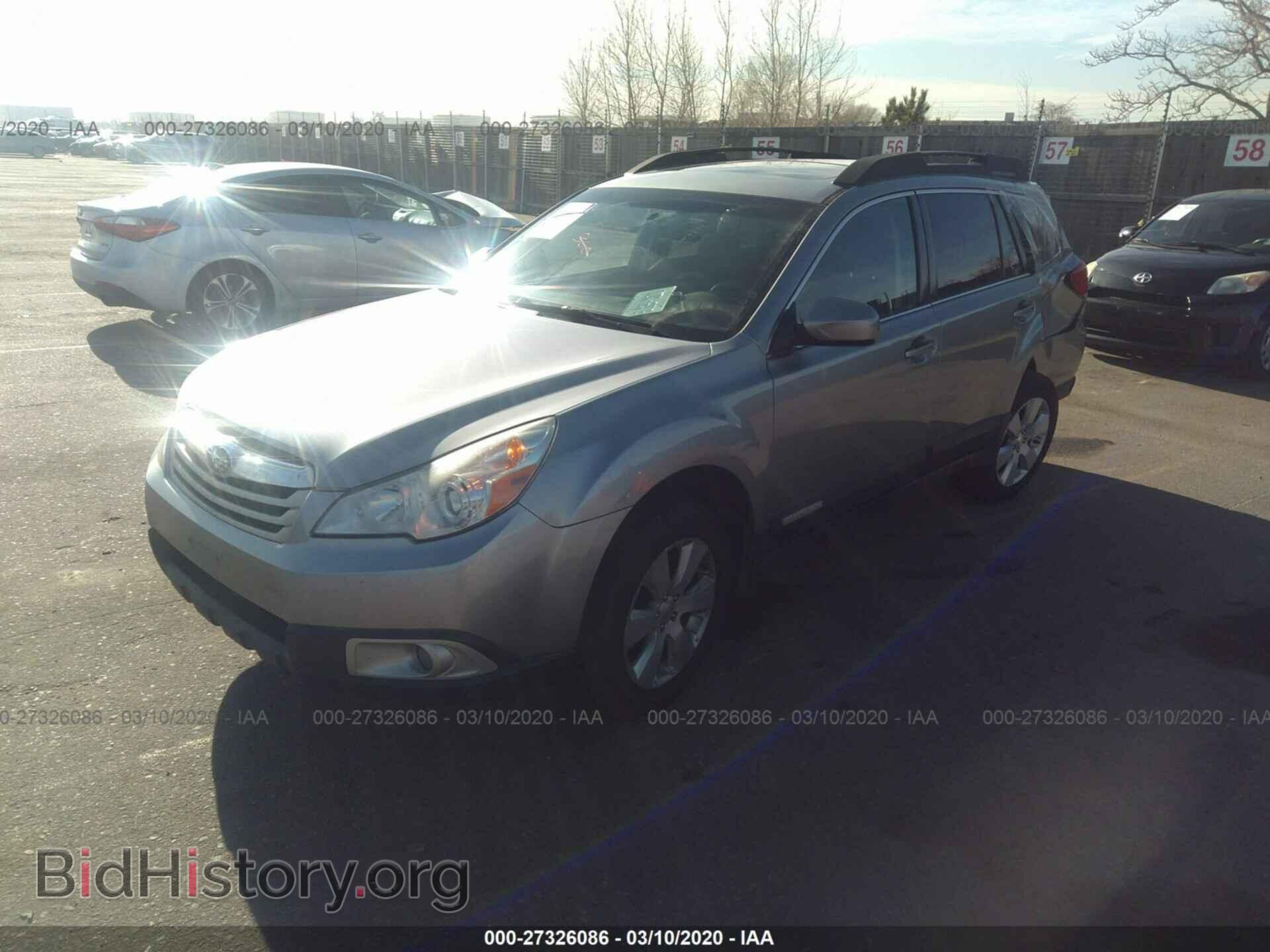 2011 SUBARU OUTBACK - VIN: 4S4BRBHC8B3355214 - Фото 2