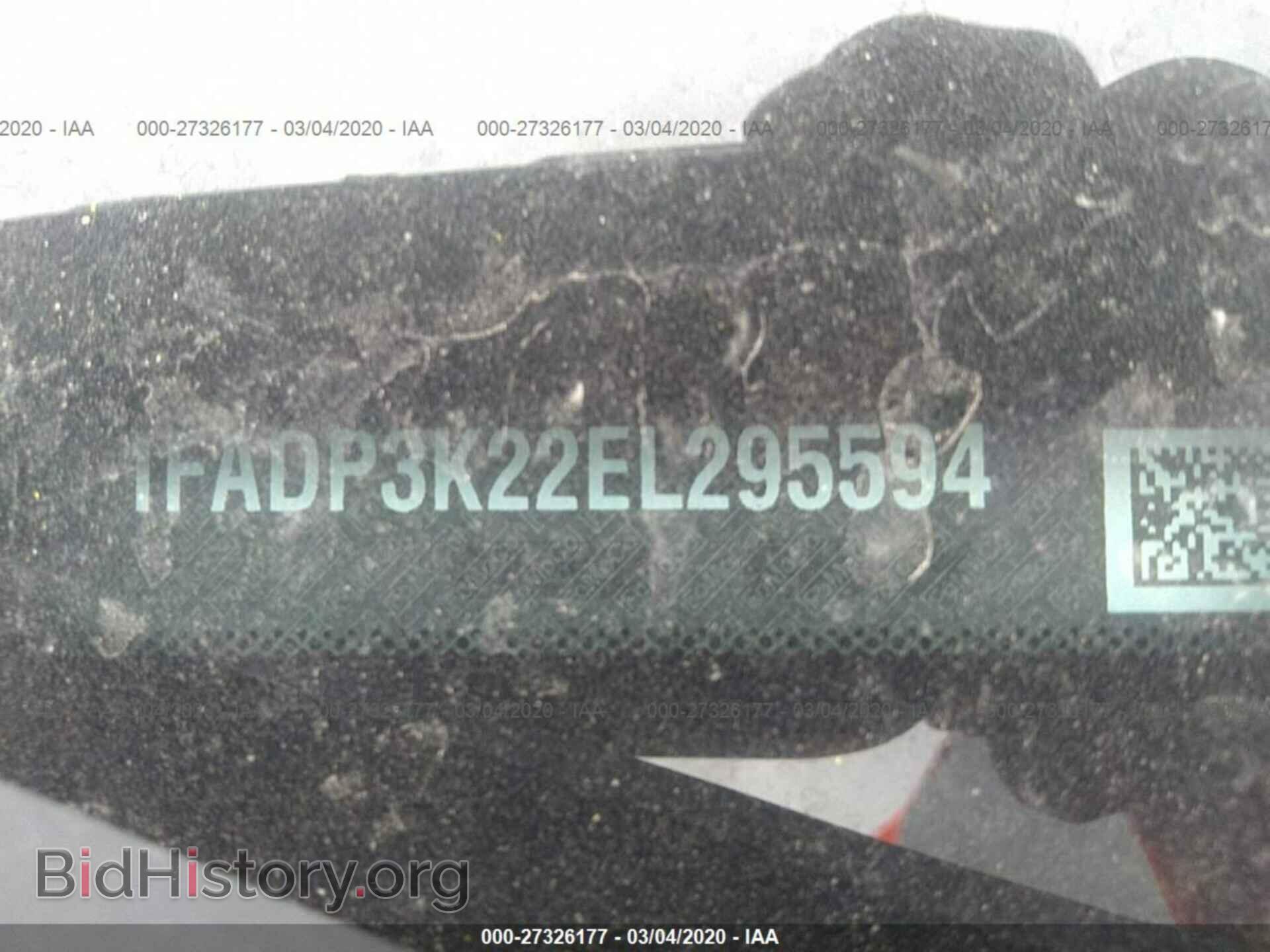 2014 FORD FOCUS - VIN: 1FADP3K22EL295594 - Фото 9