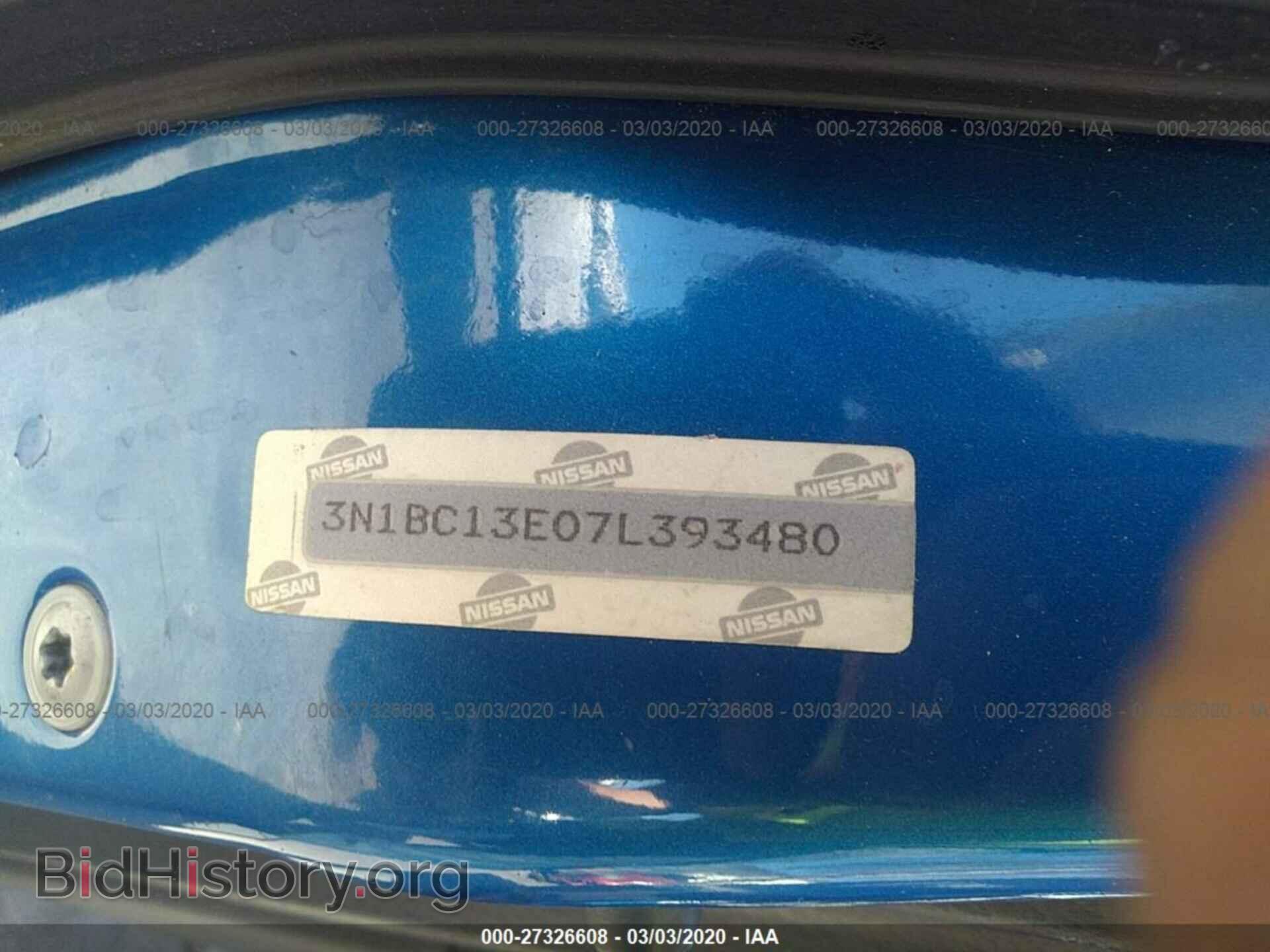 2007 NISSAN VERSA - VIN: 3N1BC13E07L393480 - Фото 9