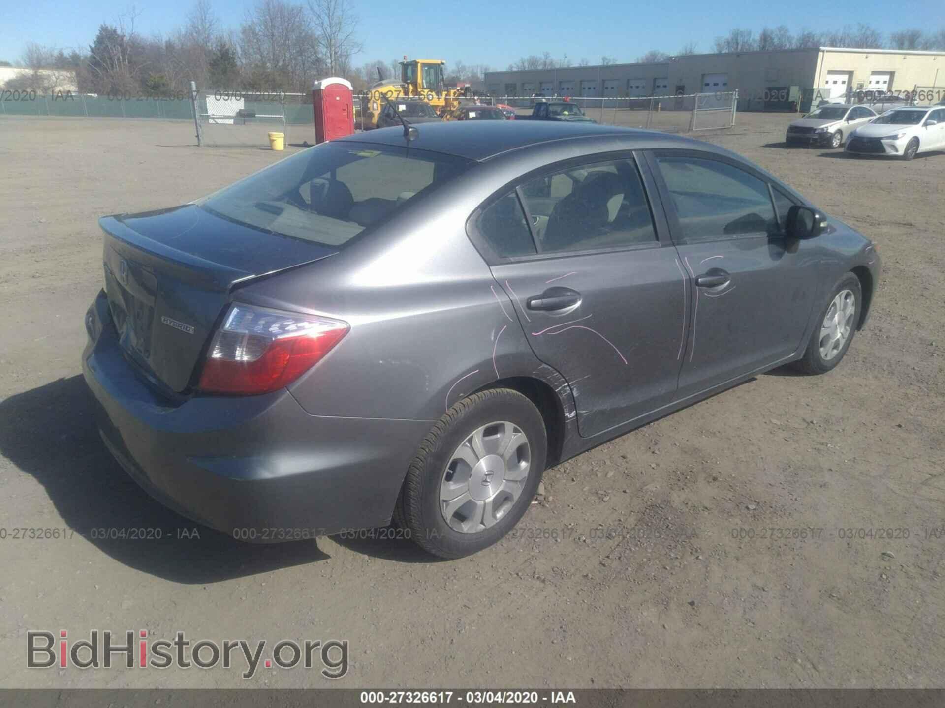 2012 HONDA CIVIC - VIN: JHMFB4F24CS007061 - Фото 4