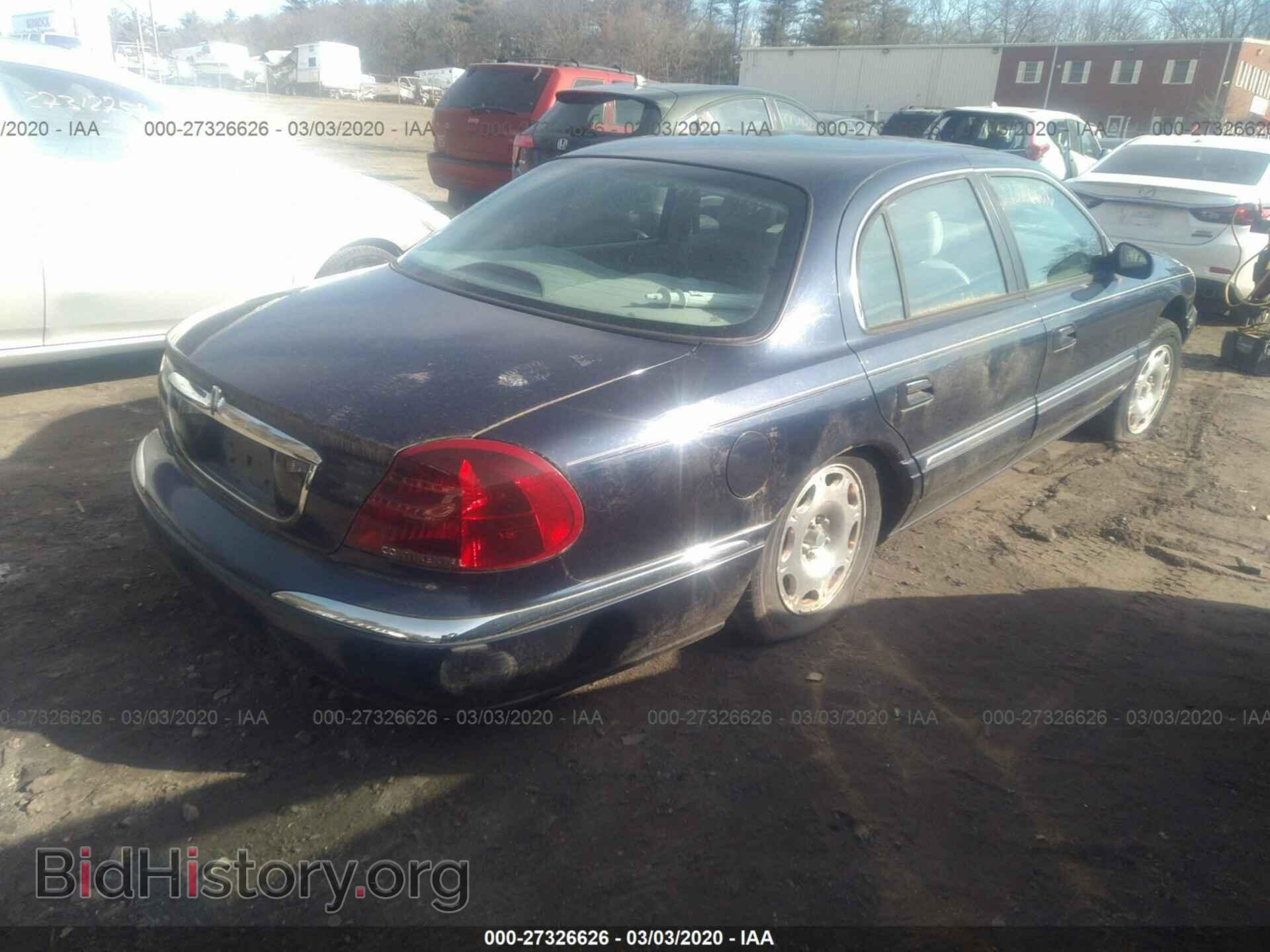 2001 LINCOLN CONTINENTAL - VIN: 1LNHM97V21Y667048 - Фото 4