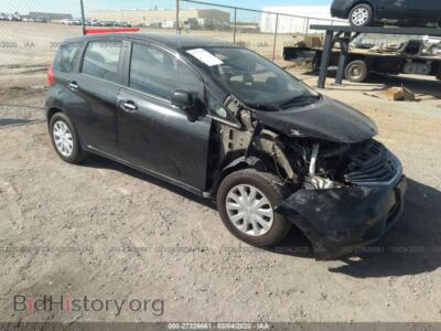 2014 Nissan VERSA NOTE S/S Plus/SV/SL, черный — VIN 3N1CE2CP9EL353532, IAAI