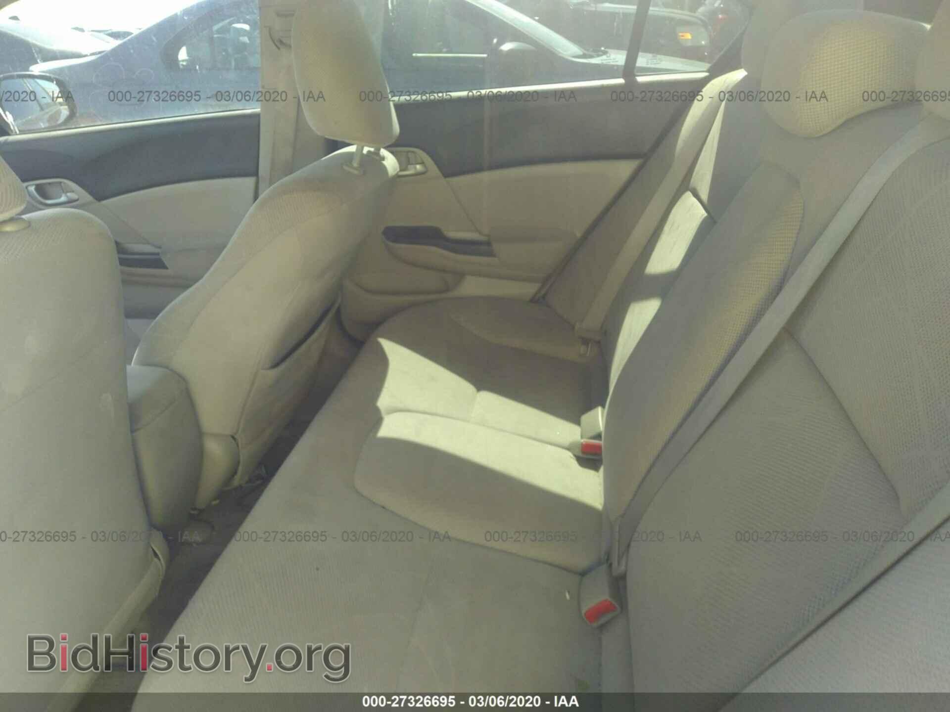 2012 HONDA CIVIC - VIN: 19XFB2F58CE303624 - Photo 8