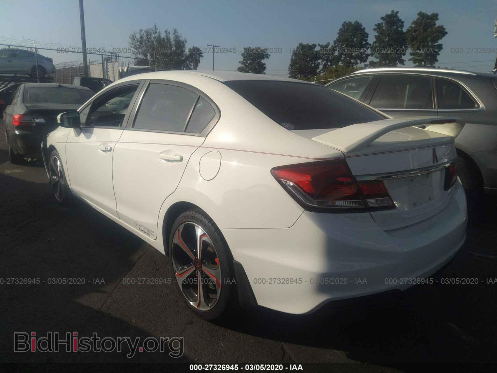 2014 HONDA CIVIC - VIN: 2HGFB6E56EH701285 - Фото 3