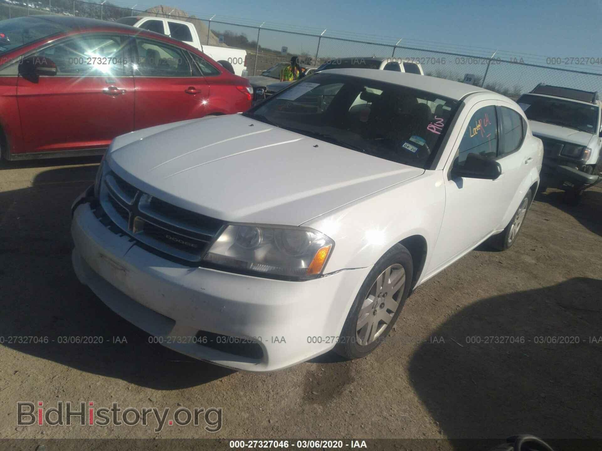 2012 DODGE AVENGER - VIN: 1C3CDZAB1CN170062 - Фото 2