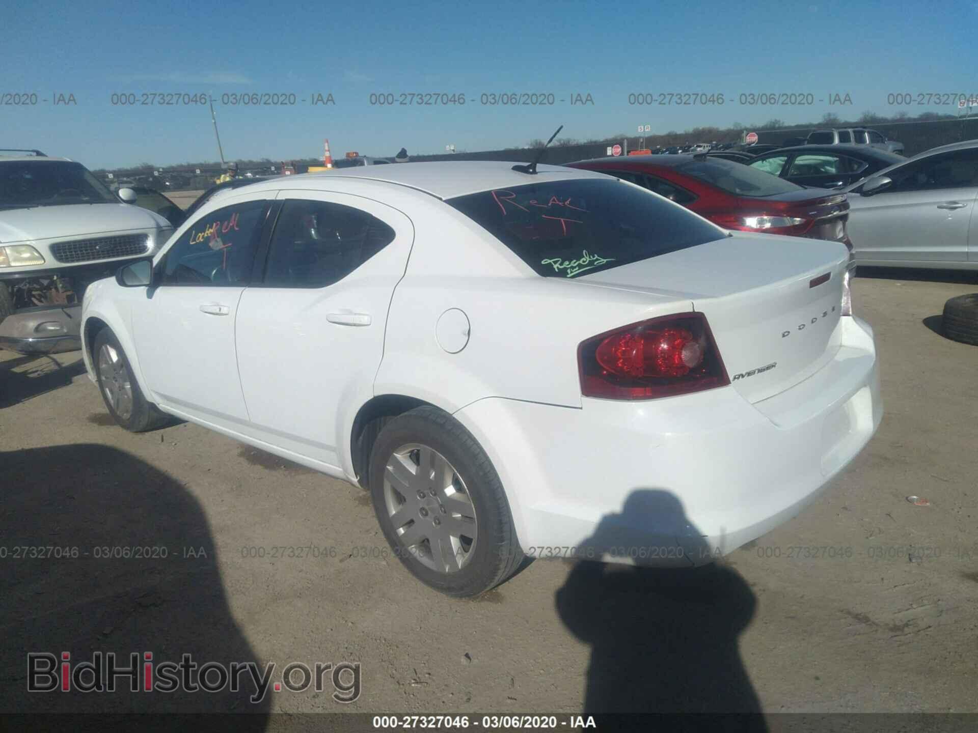 2012 DODGE AVENGER - VIN: 1C3CDZAB1CN170062 - Фото 3