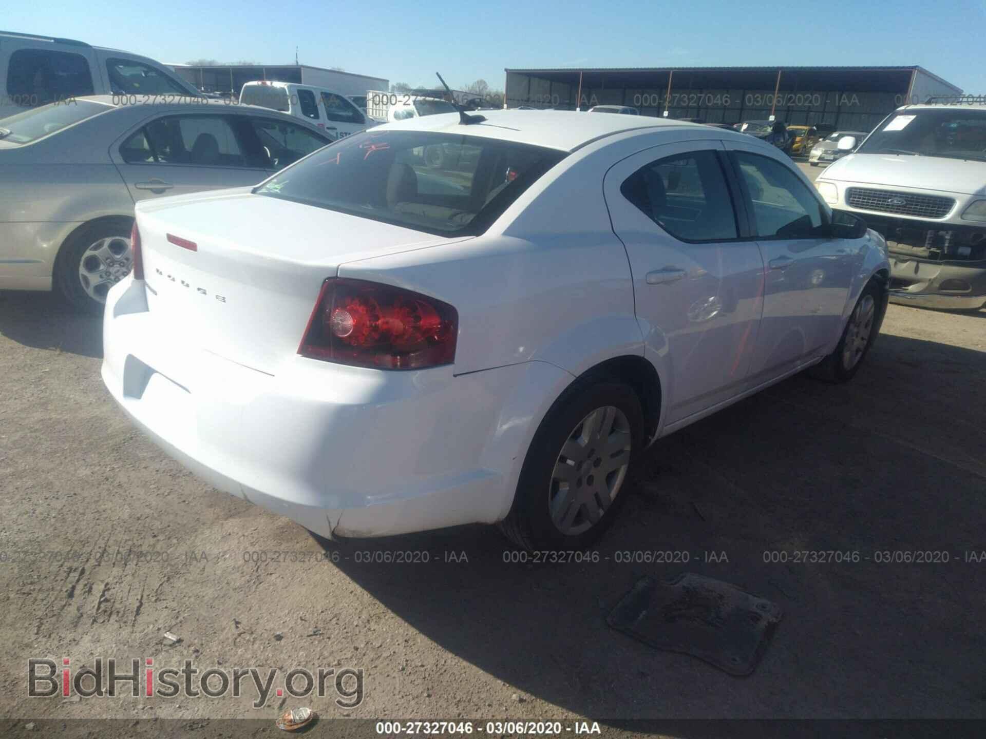 2012 DODGE AVENGER - VIN: 1C3CDZAB1CN170062 - Фото 4