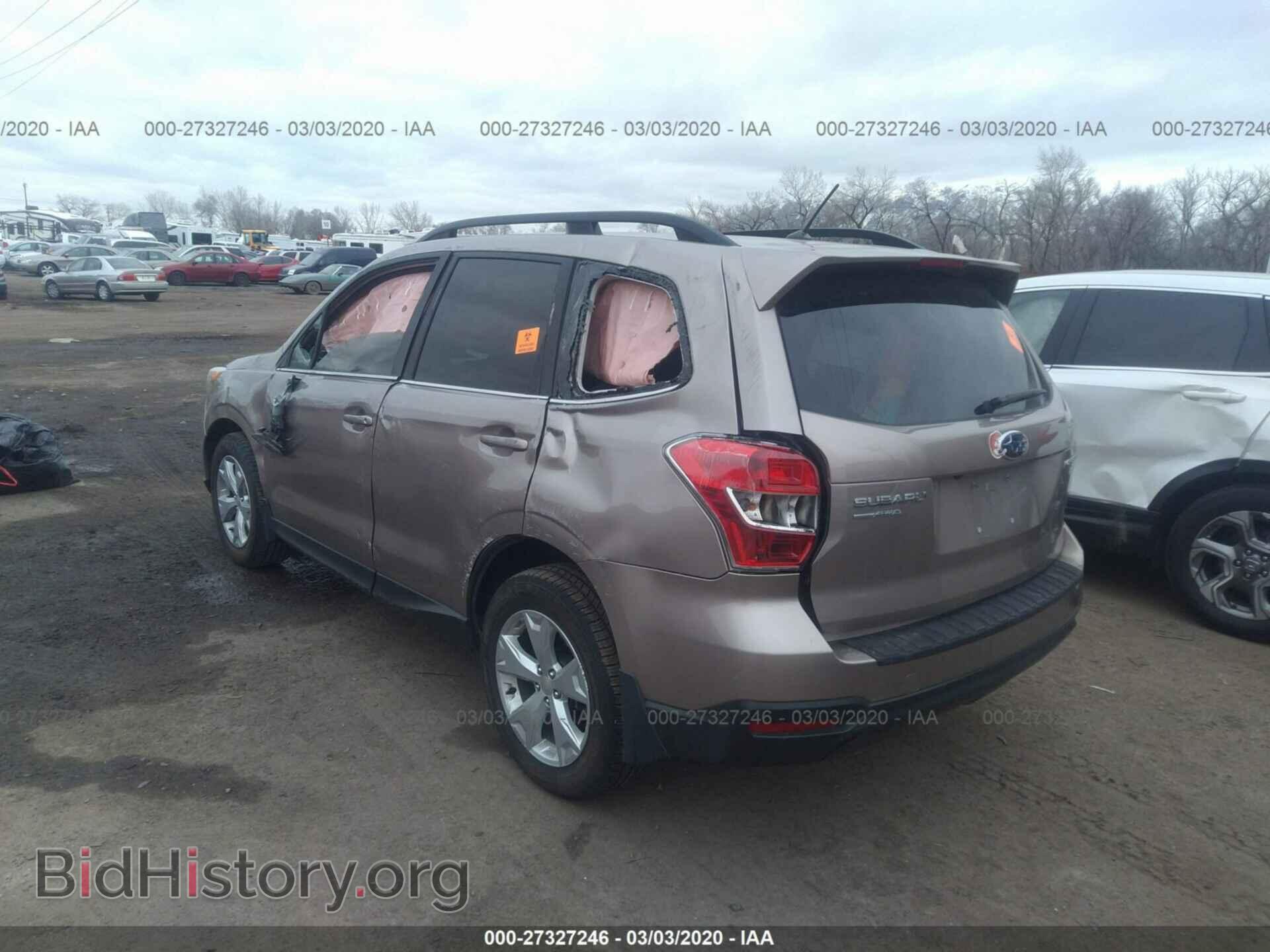 2015 SUBARU FORESTER - VIN: JF2SJAHC8FH836001 - Фото 3