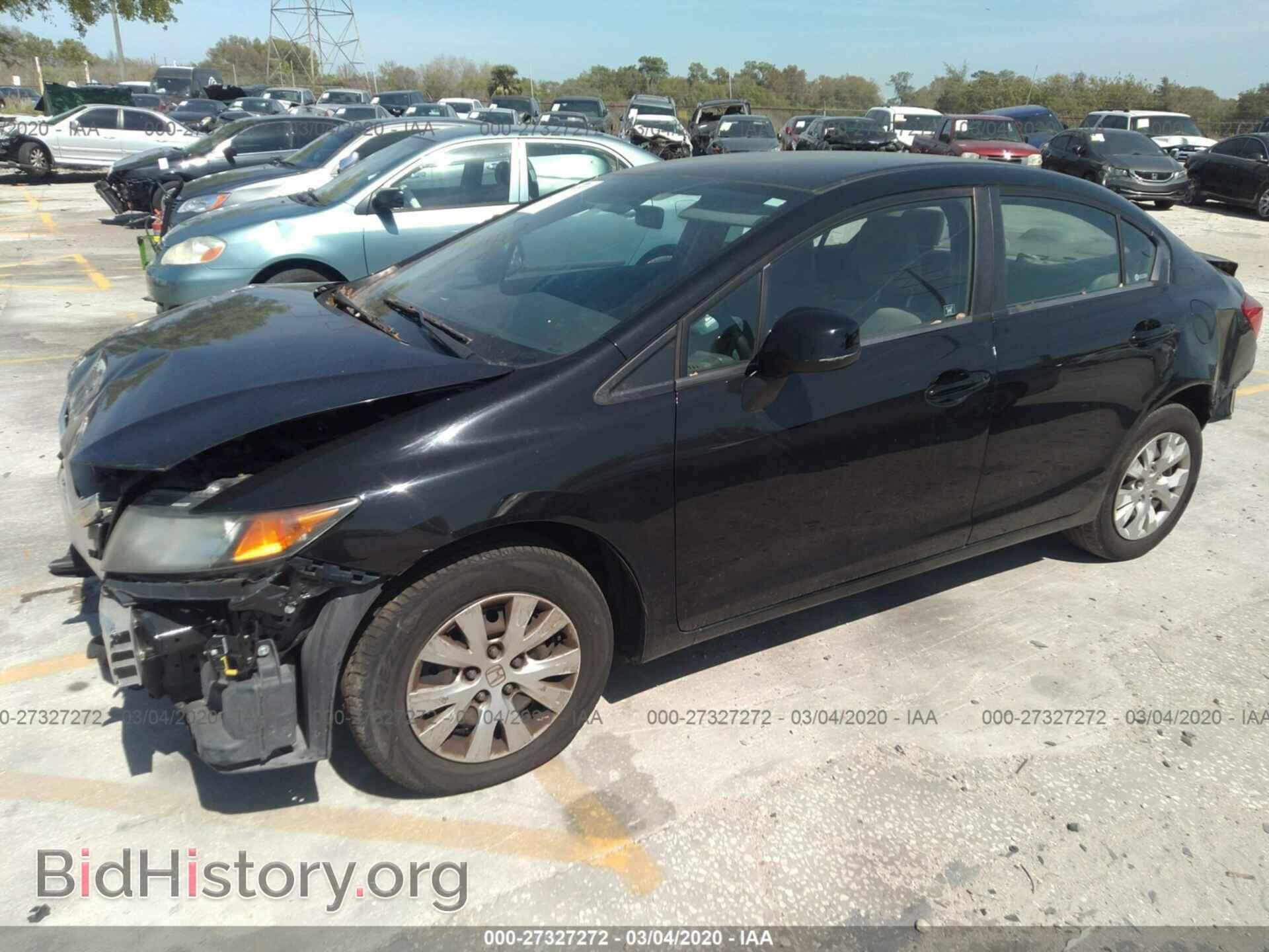 2012 HONDA CIVIC - VIN: 19XFB2F51CE381131 - Фото 2